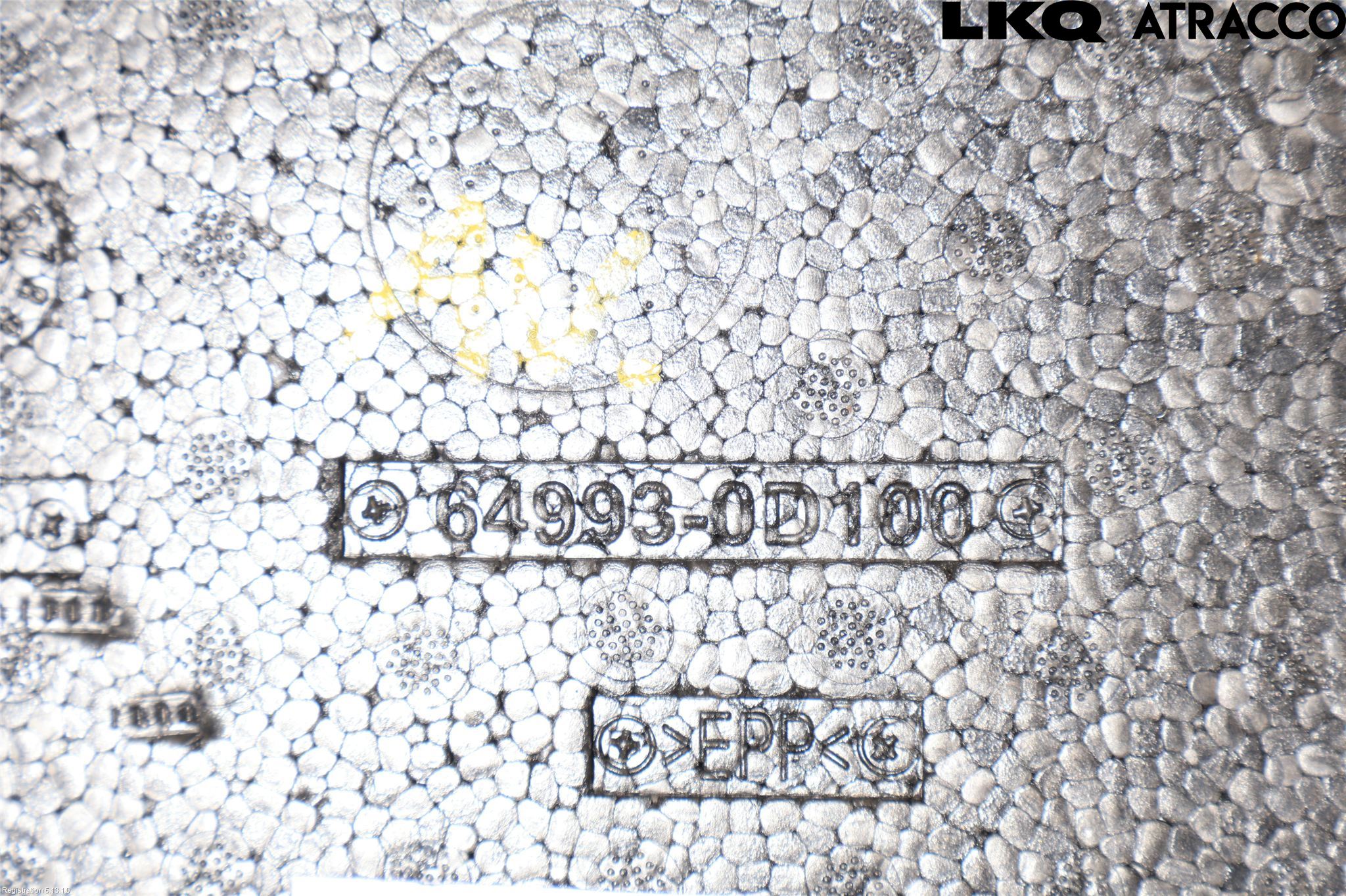 Toyota YARIS XP21 20- Innr Bagasjeromkledsel