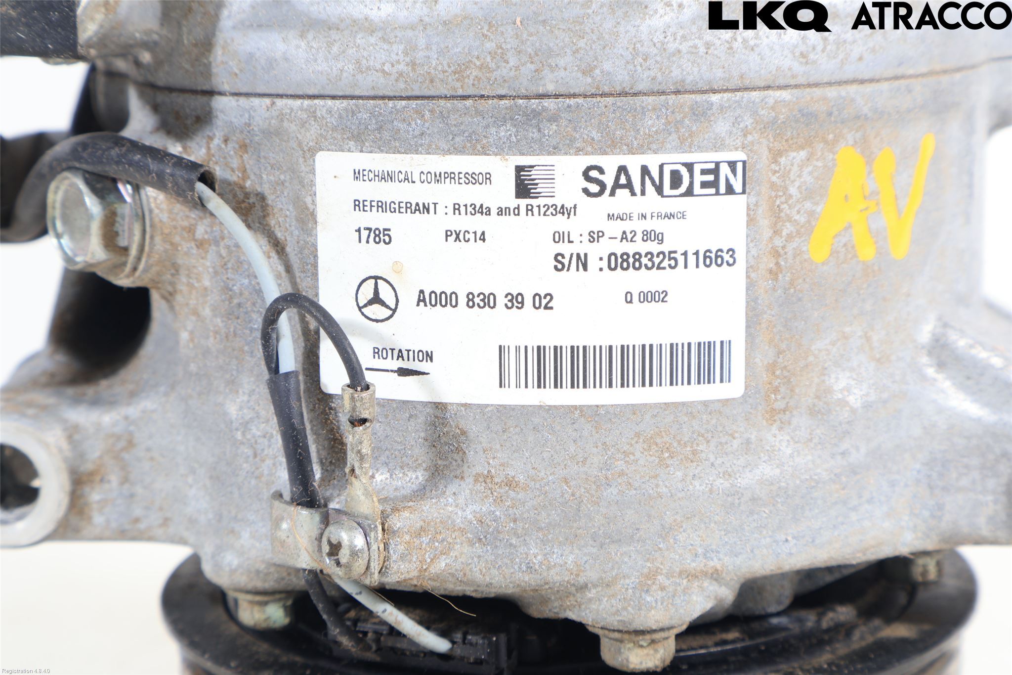Mercedes-Benz MB C-KLASS (W205) 14-21 Varme Ac Kompressor