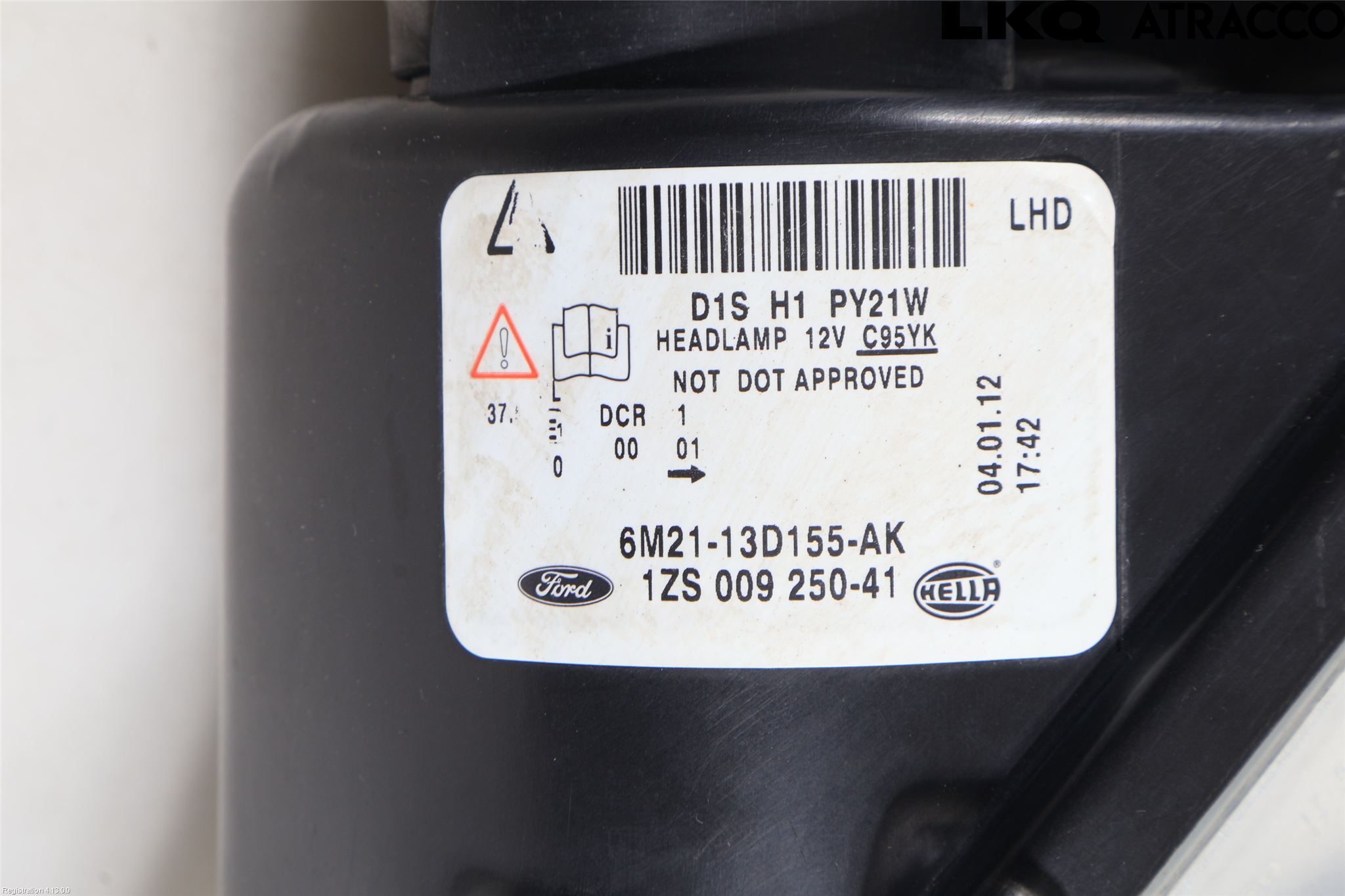 Ford S-MAX 06-15 Frontlykt Venstre