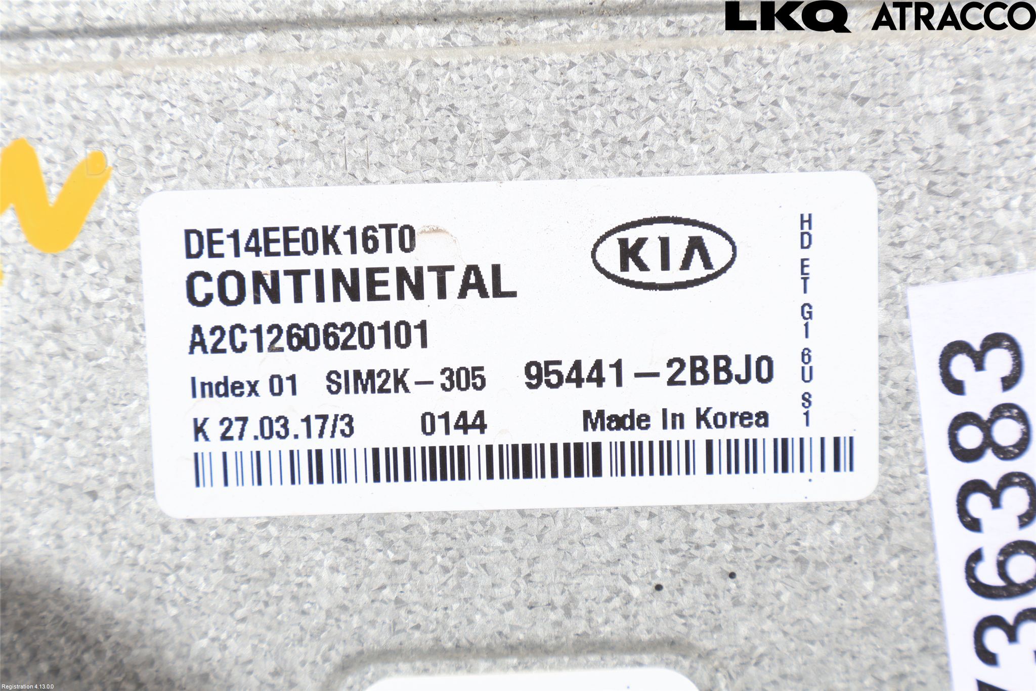 Kia NIRO (DE) 17-22 Styreenhet Gearkasse