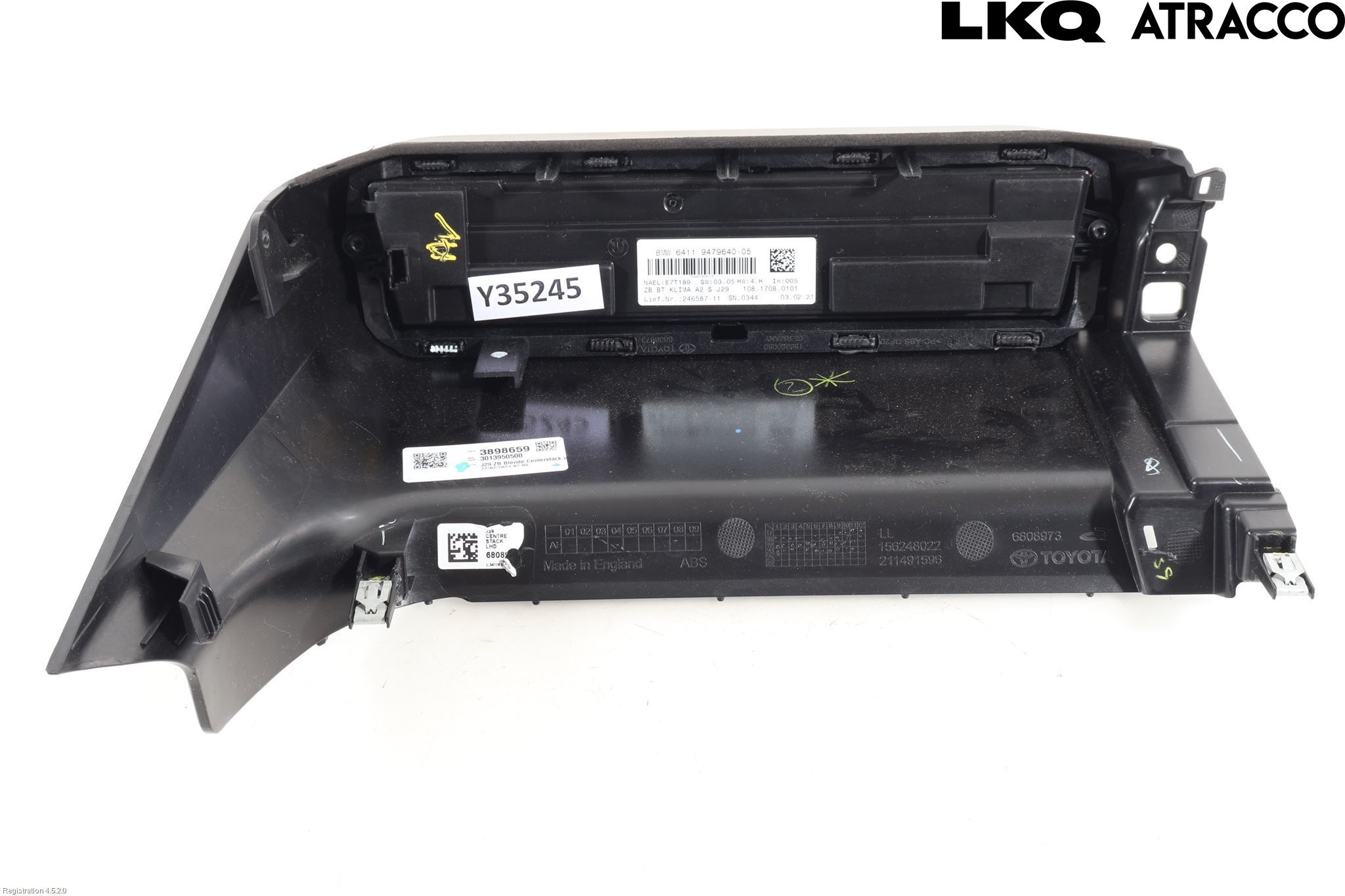 Toyota SUPRA / GR SUPRA Varme Ac Betjening-Display