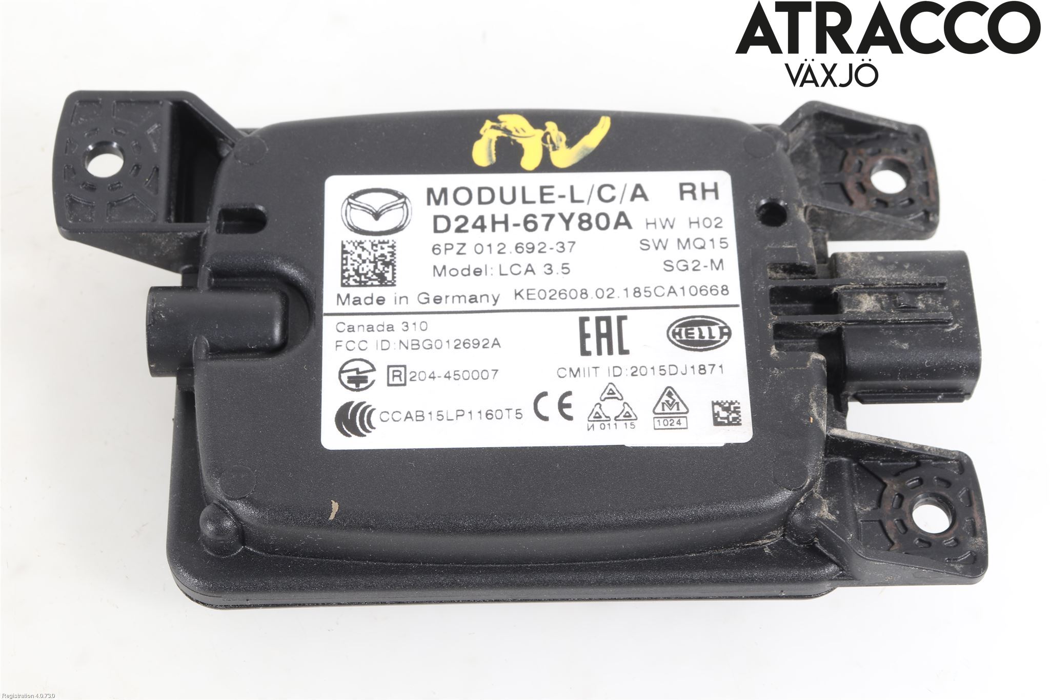 Mazda CX-3 Sensor Kollisjonsbeskyttelse
