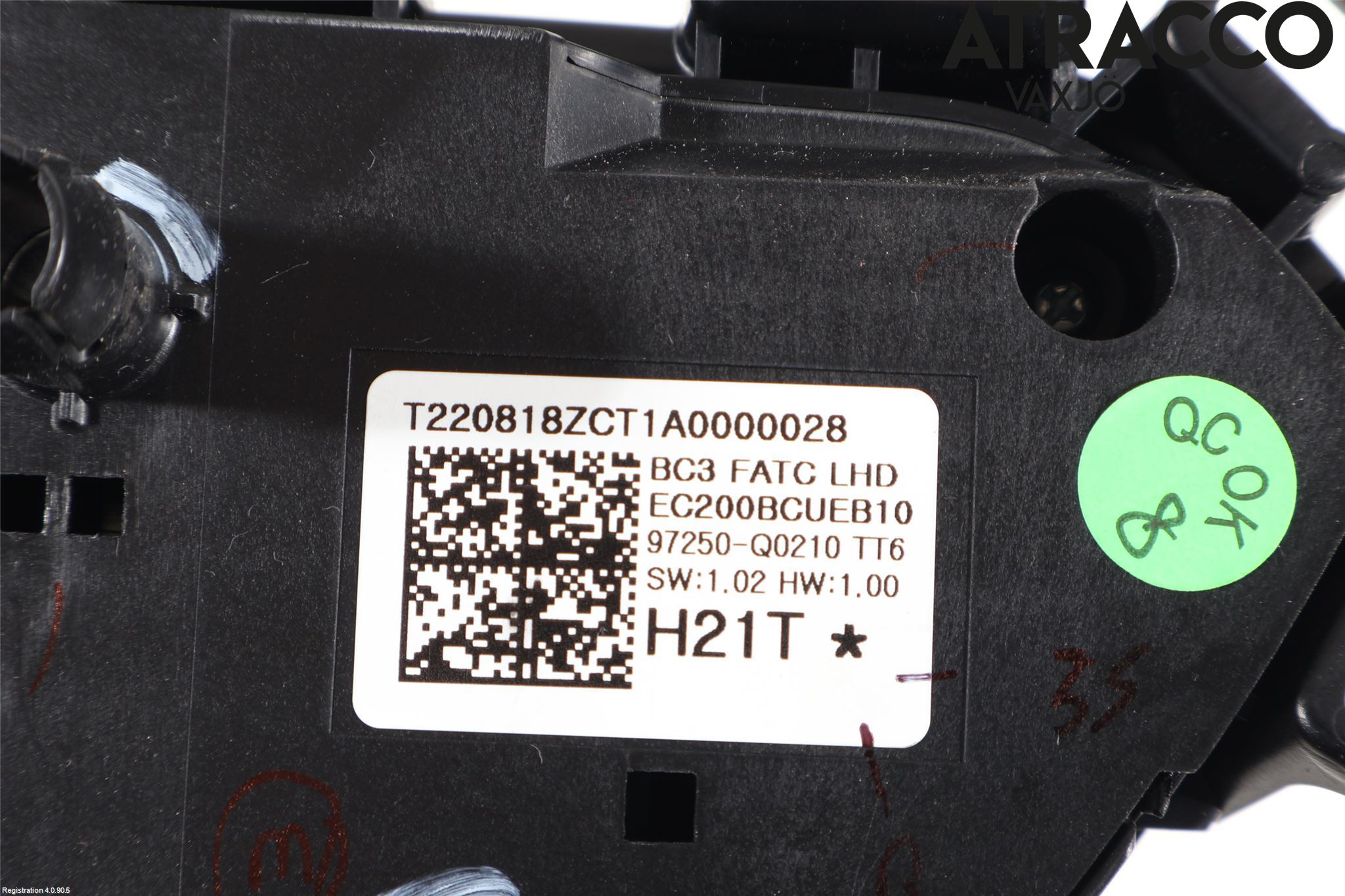 Hyundai BAYON BC3 21- Varme Ac Betjening-Display