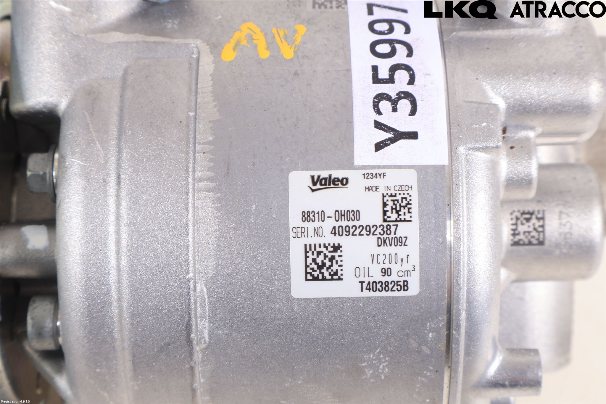 Toyota AYGO X AB70 22- Varme Ac Kompressor