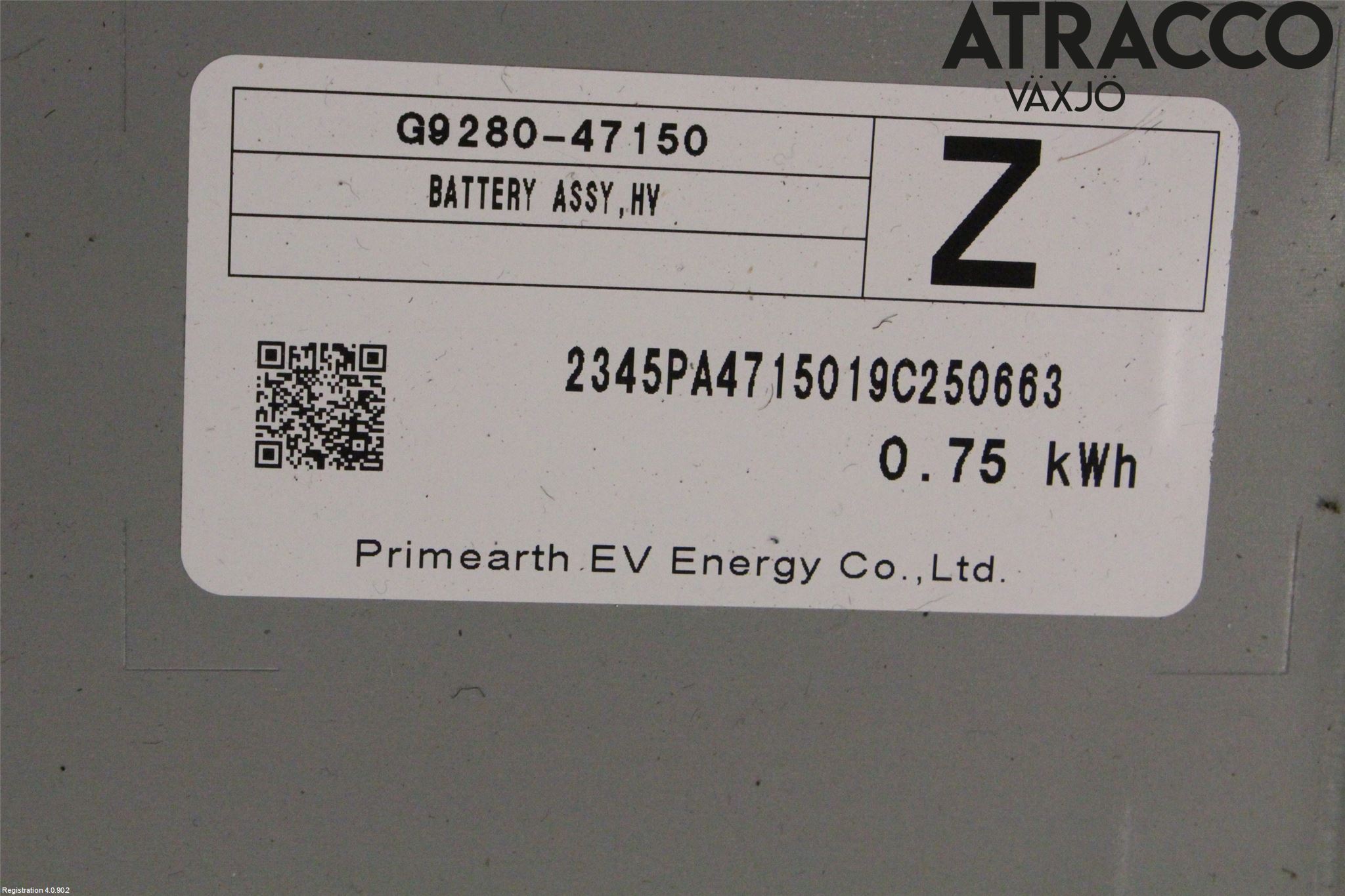 Toyota COROLLA 19- Hybrid Batteri