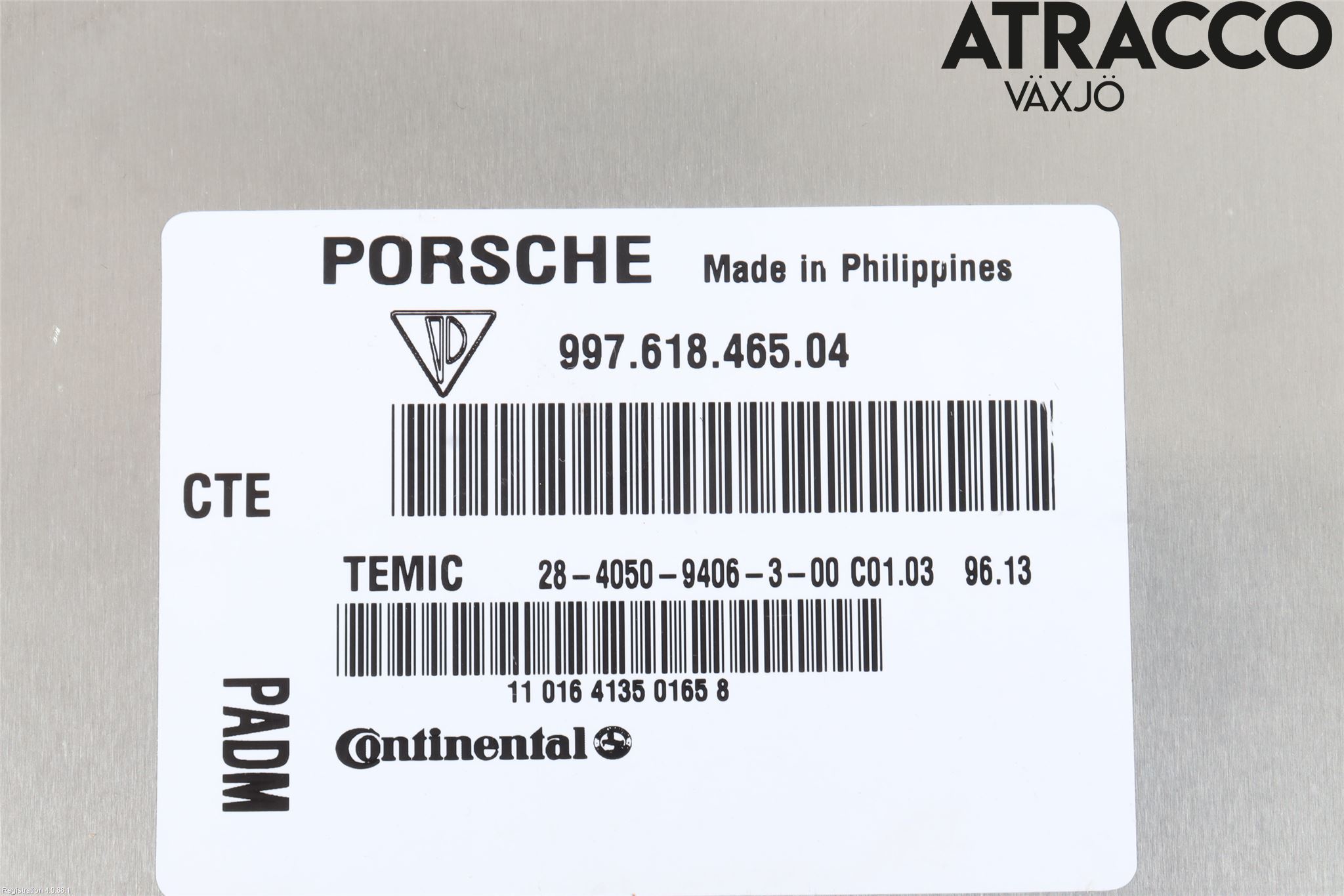 Porsche 911 (997) 05-12 Styreenhet Øvrig