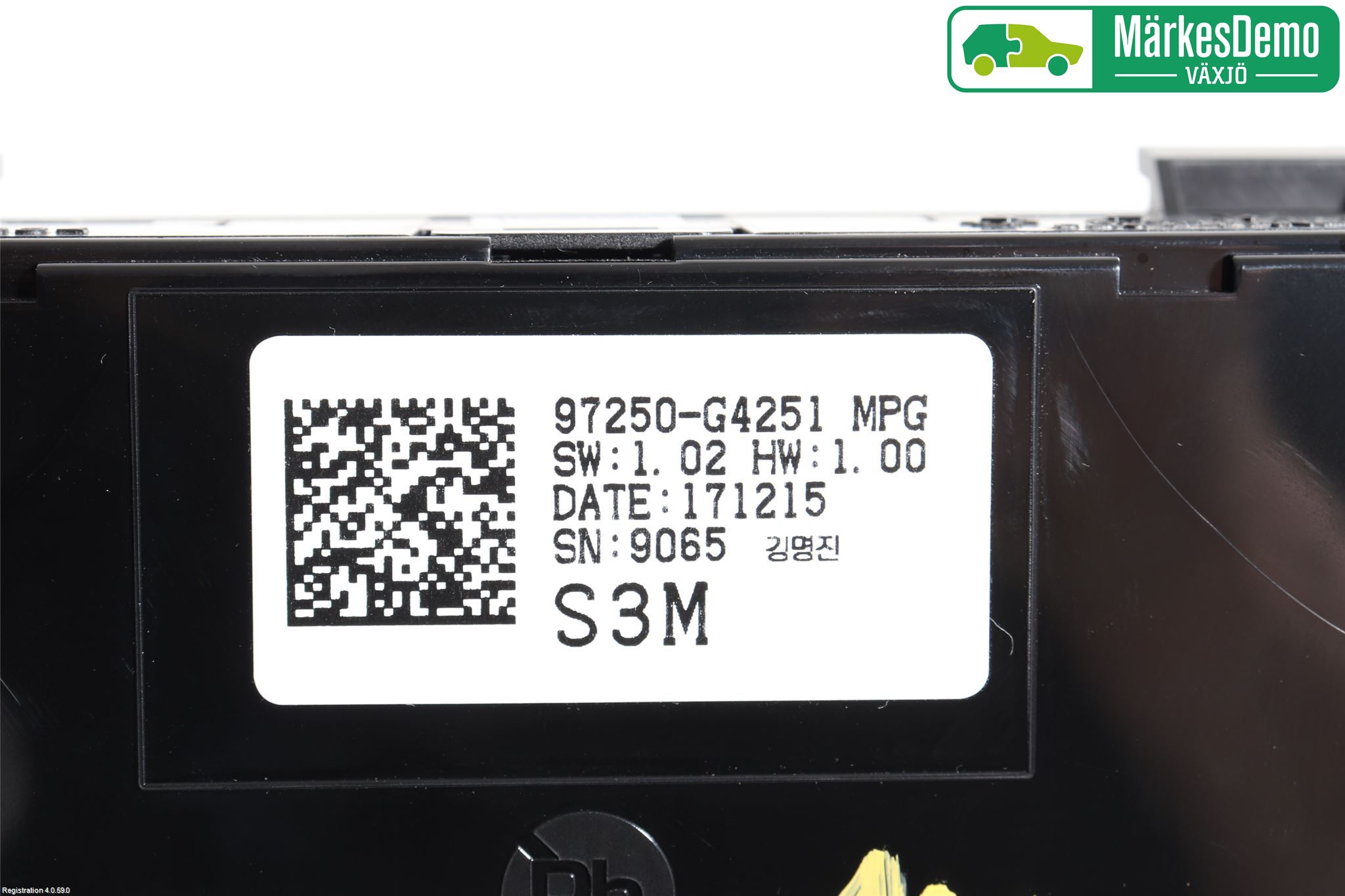 Hyundai i30 PD 17- Varme Ac Betjening-Display