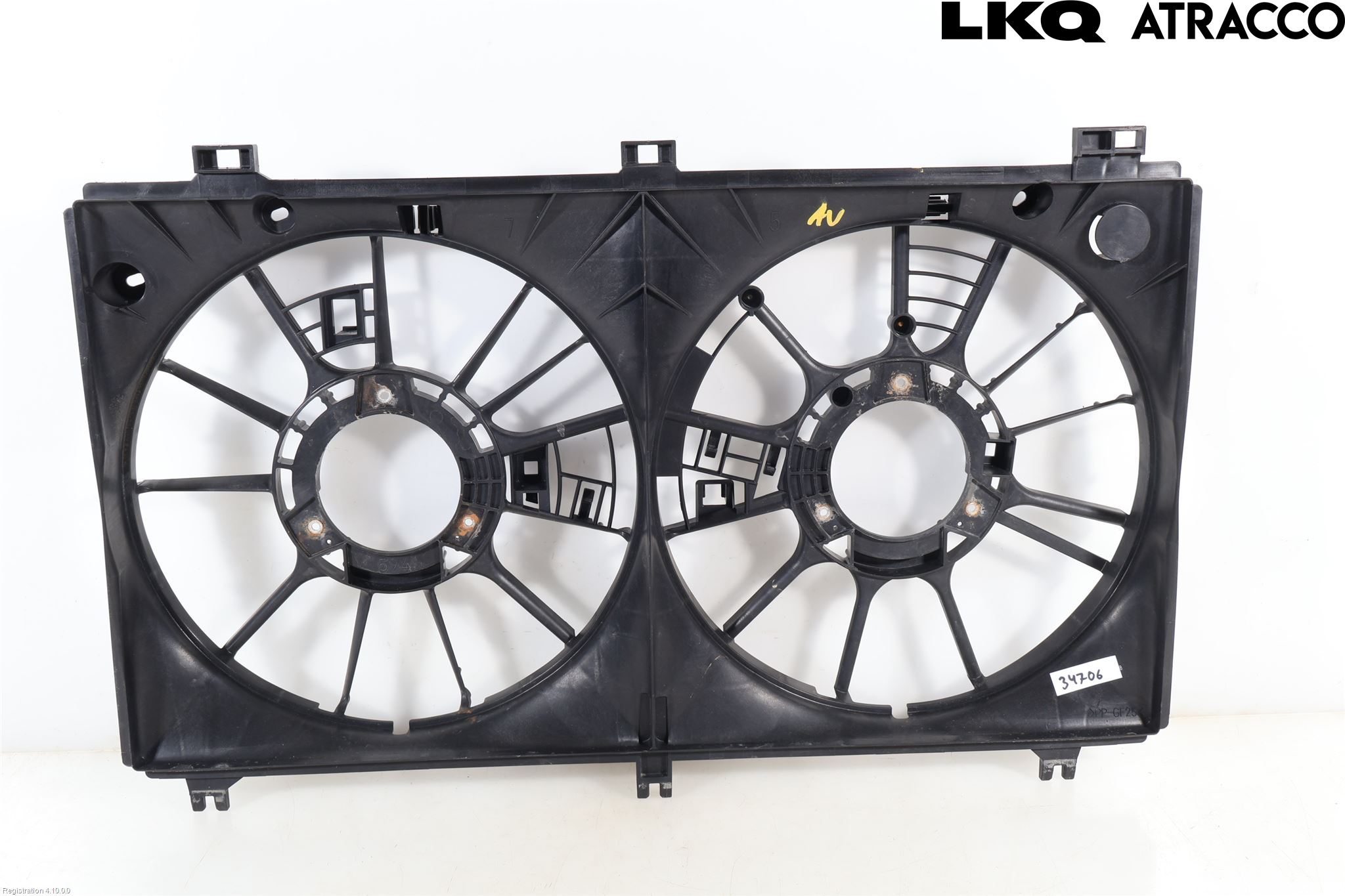 Lexus IS 250/350 14-20 Kjølevifte-Radiator Hus-Kåpe