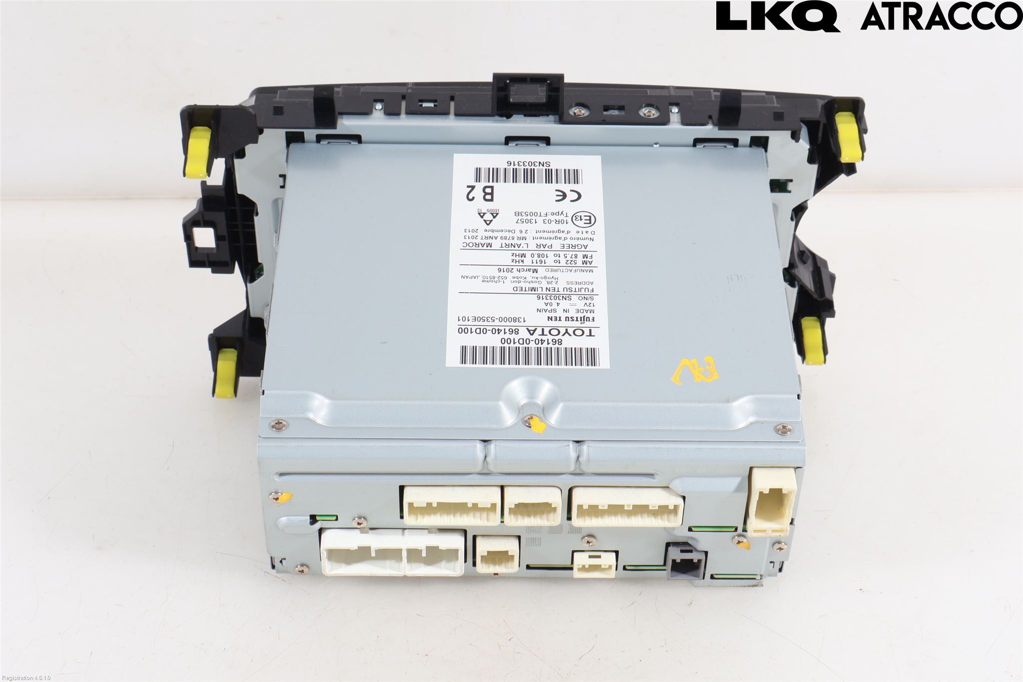 Toyota YARIS XP130 15-20 Stereo Radio Med Cd