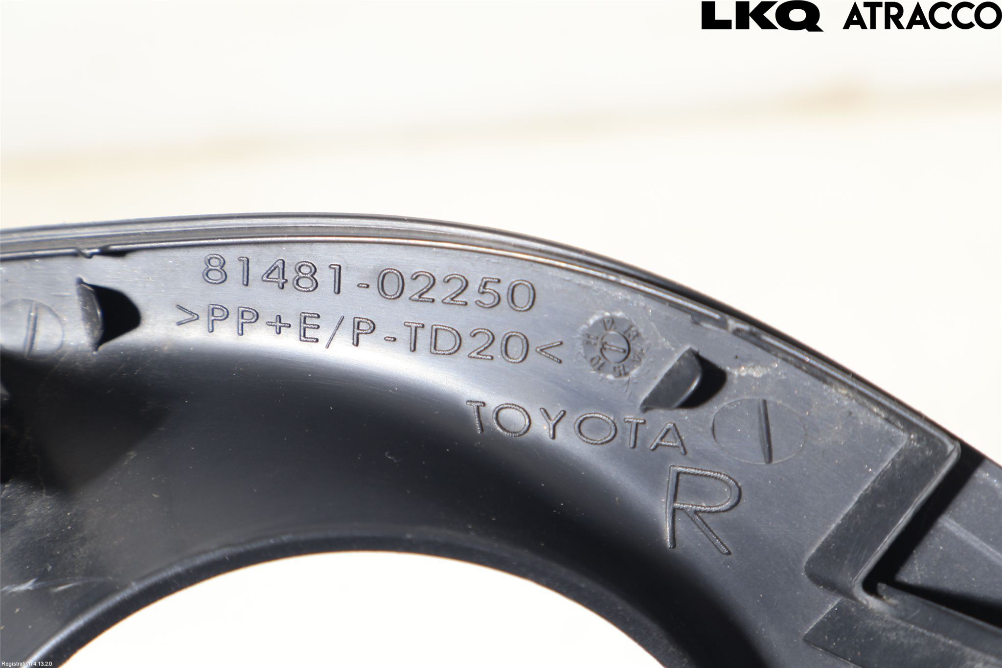 Toyota AURIS 10-12 Frontlykt Kurve-Tåkelys Ramme