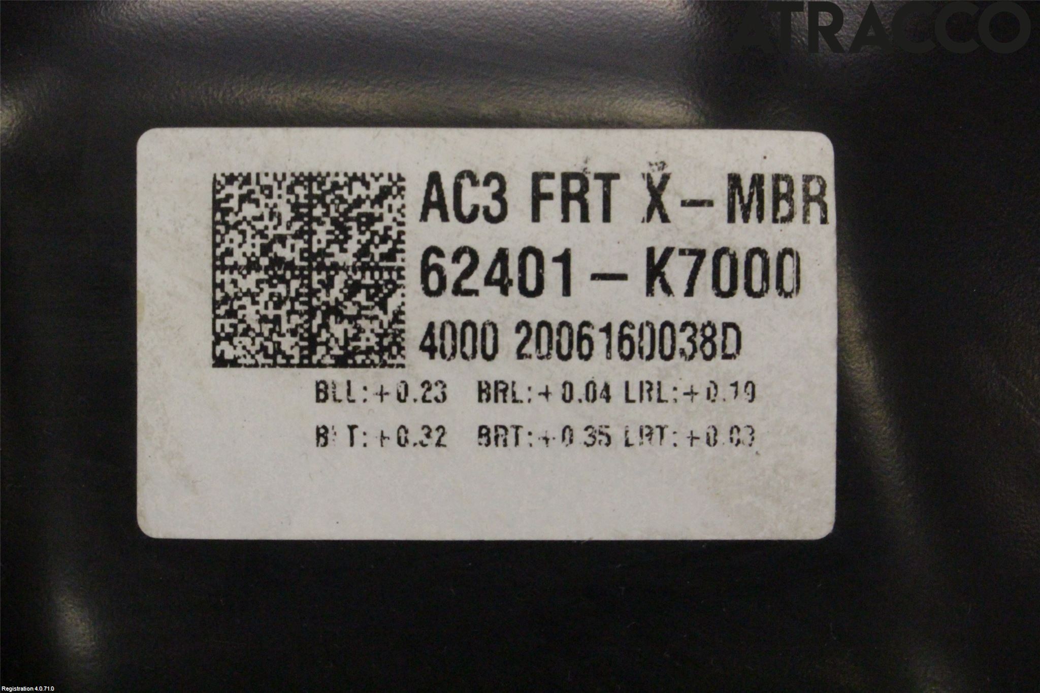 Hyundai i10 LA 20- Forstillingsbjelke(Tvergående)