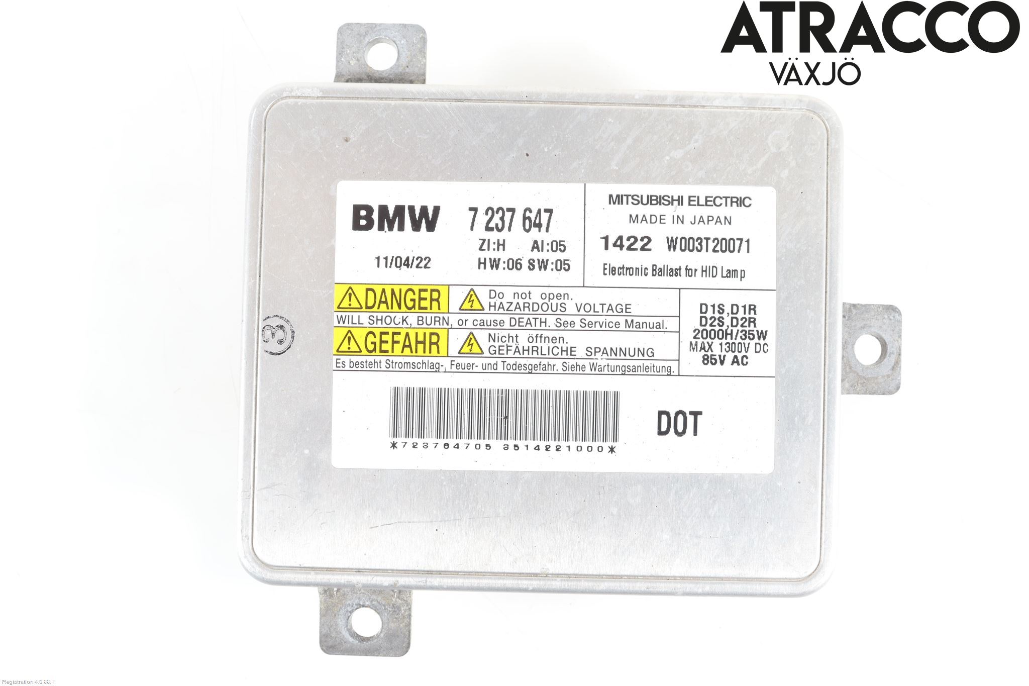 BMW 5 F10/F11/F18 09-17 Styreenhet Xenon