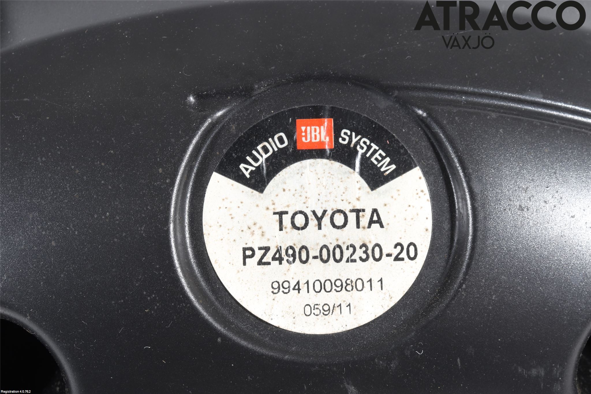Toyota AURIS 10-12 Innr Høyttaler
