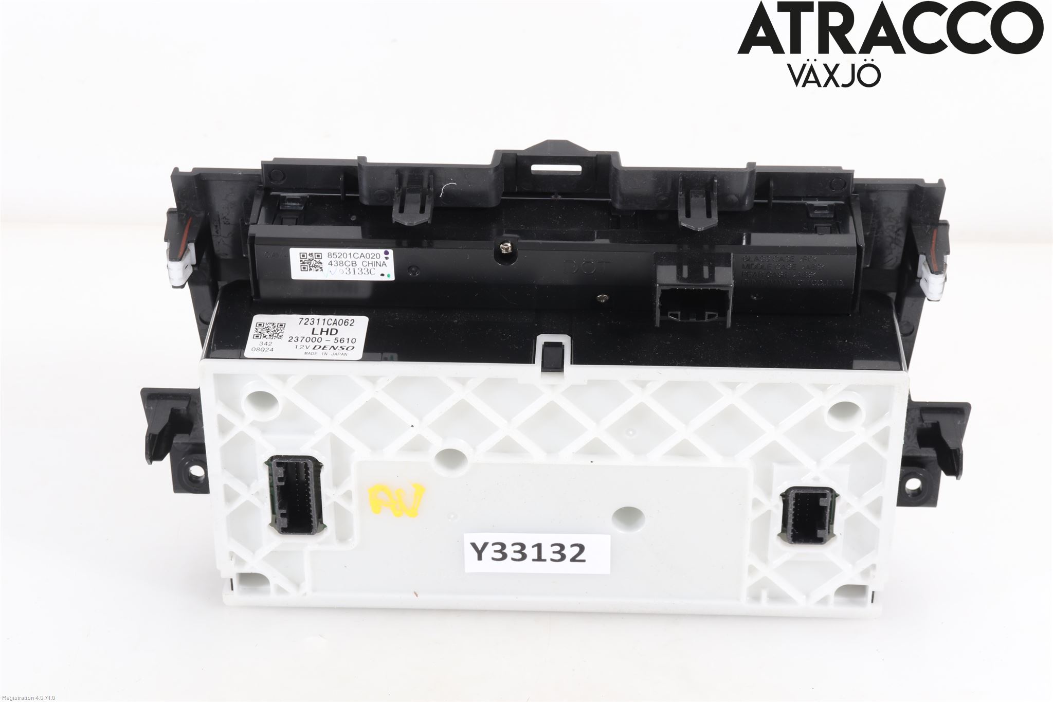 Toyota GT86 12- Varme Ac Betjening-Display