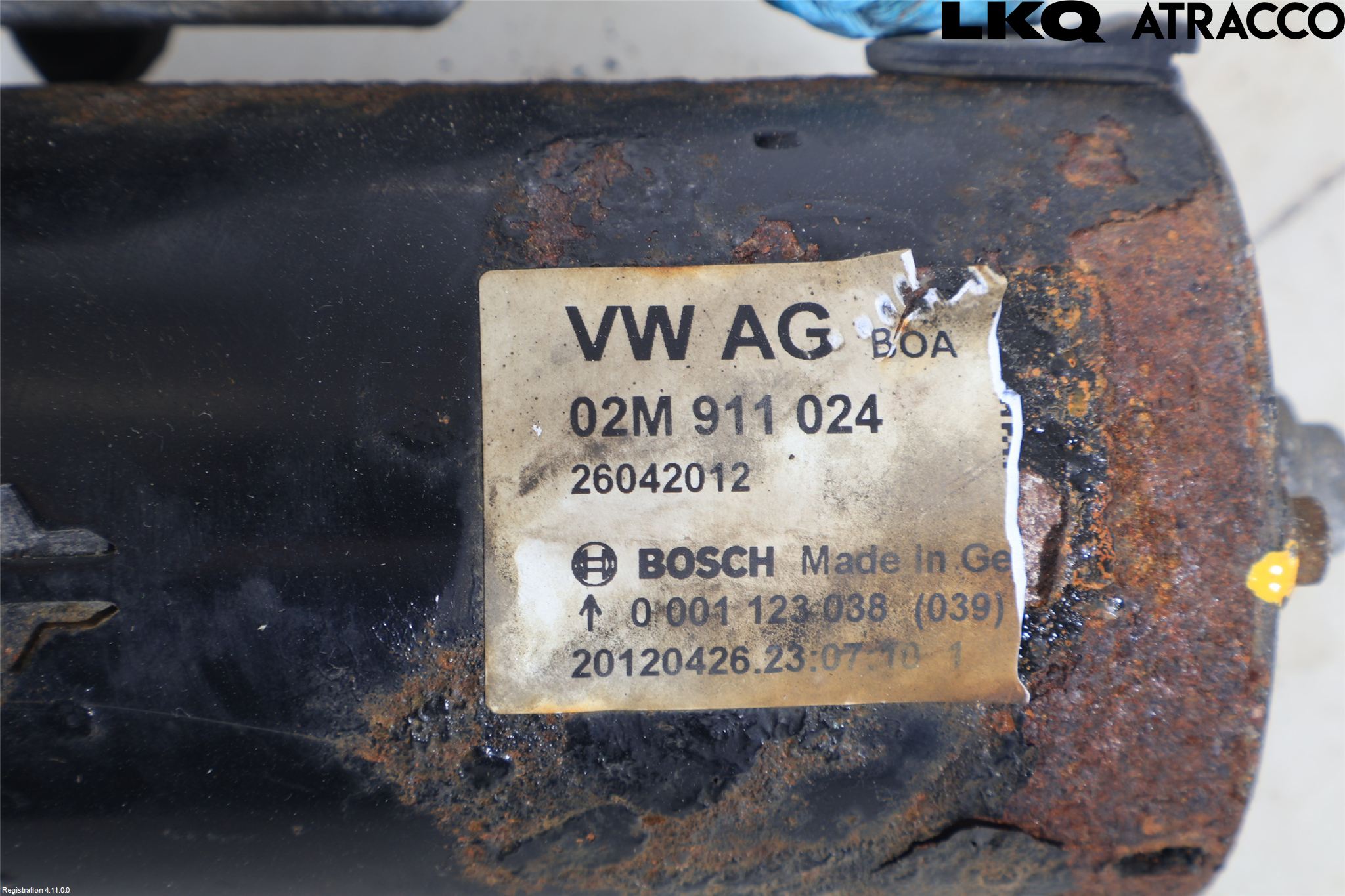 Volkswagen VW TRANSP/CARAVELLE (T5) 04-15 Startmotor Diesel