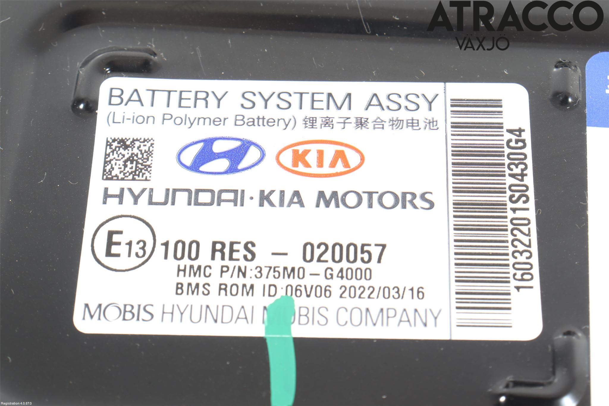 Hyundai i30 PD 17- Hybrid Batteri