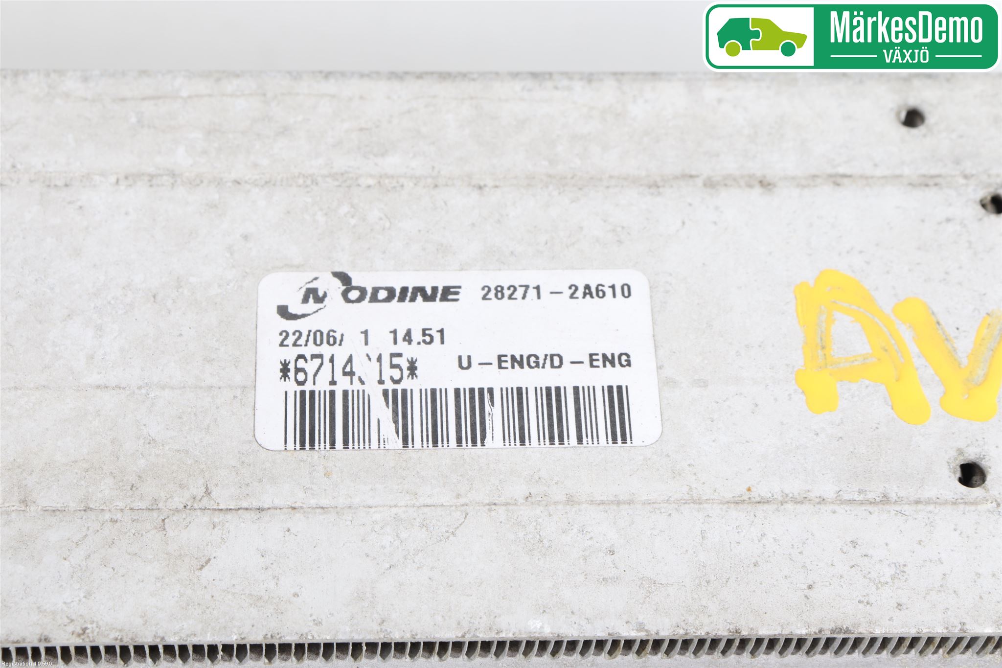 Kia CEED 06-12 Intercooler Radiator