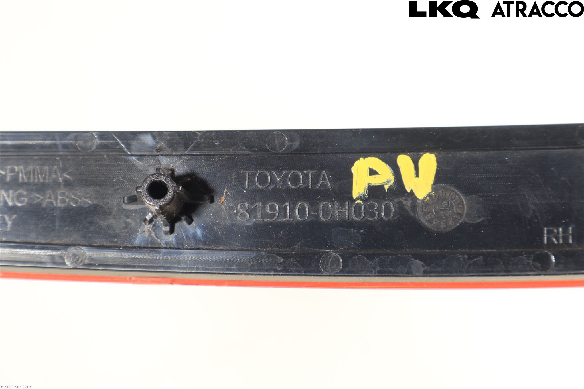 Toyota AYGO X AB70 22- Refleks Bak
