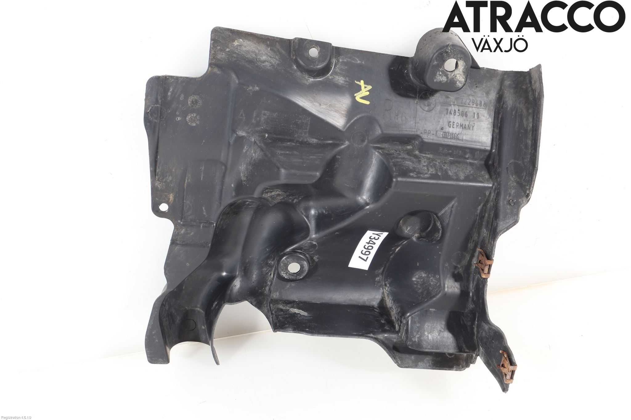 BMW 5 F10/F11/F18 09-17 Bunnplate U Motor-Gear-Dørk