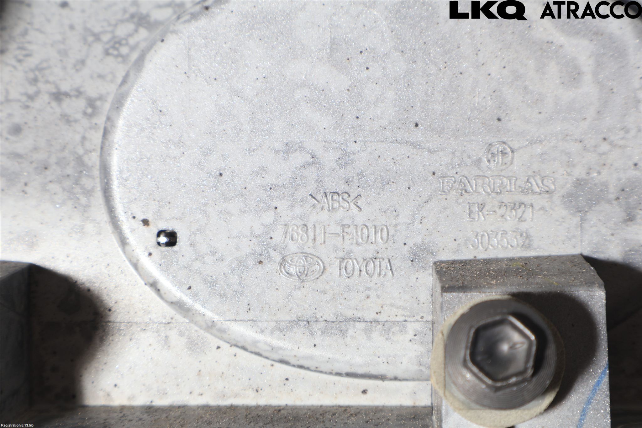 Toyota C-HR 16-23 Refleksplate - Skiltplate
