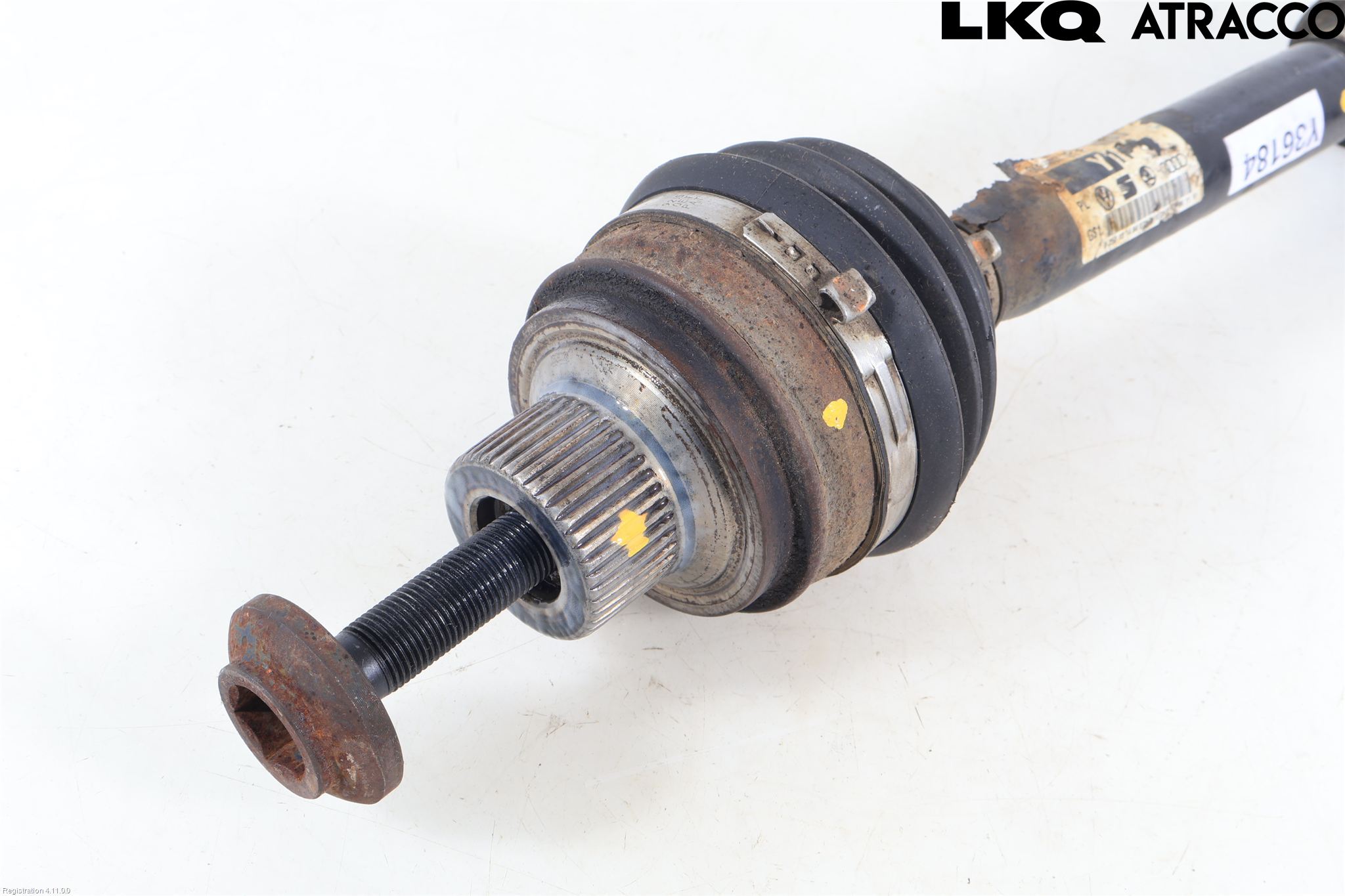 Audi A4/S4 08-11 Drivaksel Foran Kompl  V = H