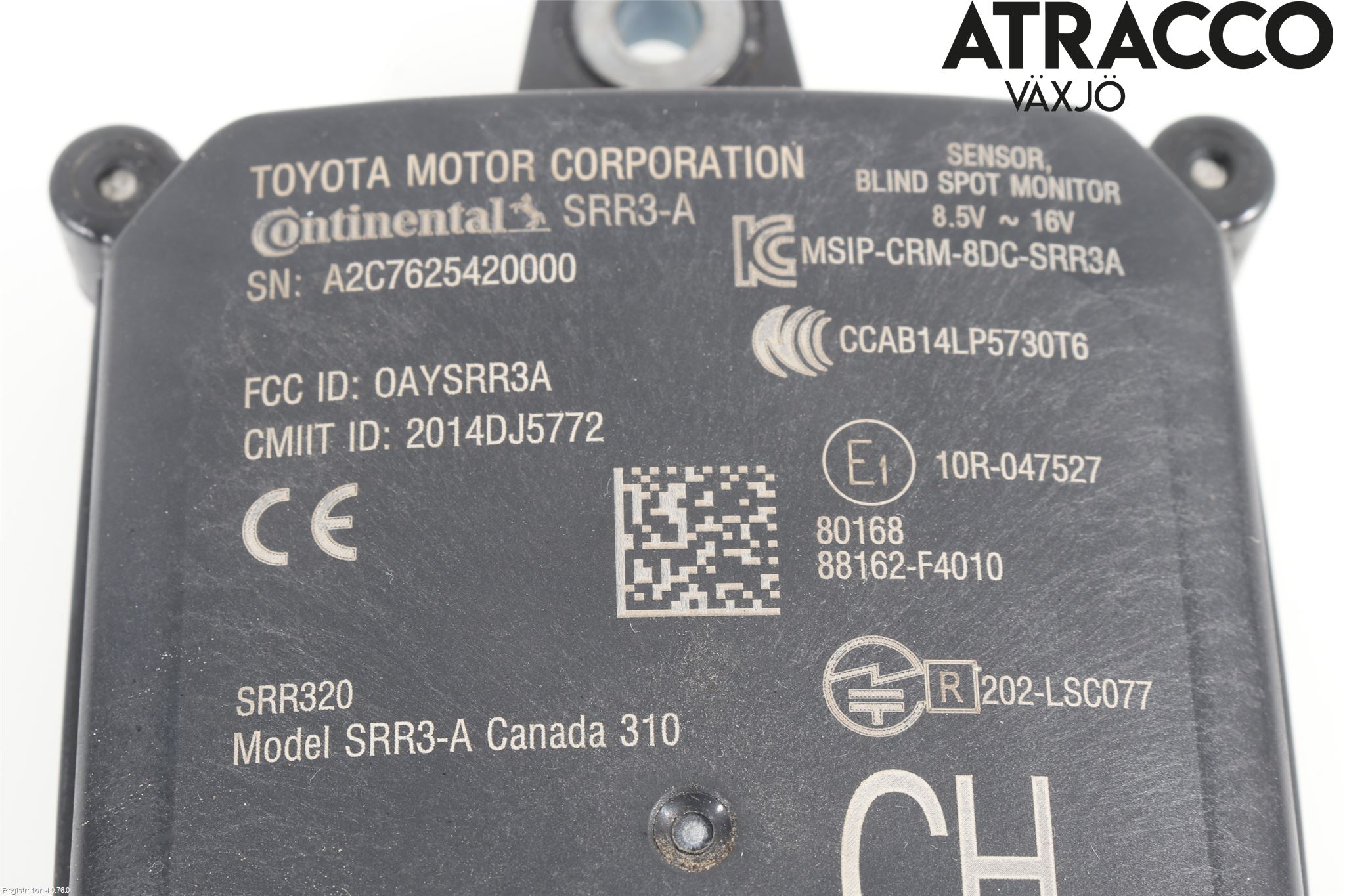 Toyota C-HR 16-23 Sensor Kollisjonsbeskyttelse