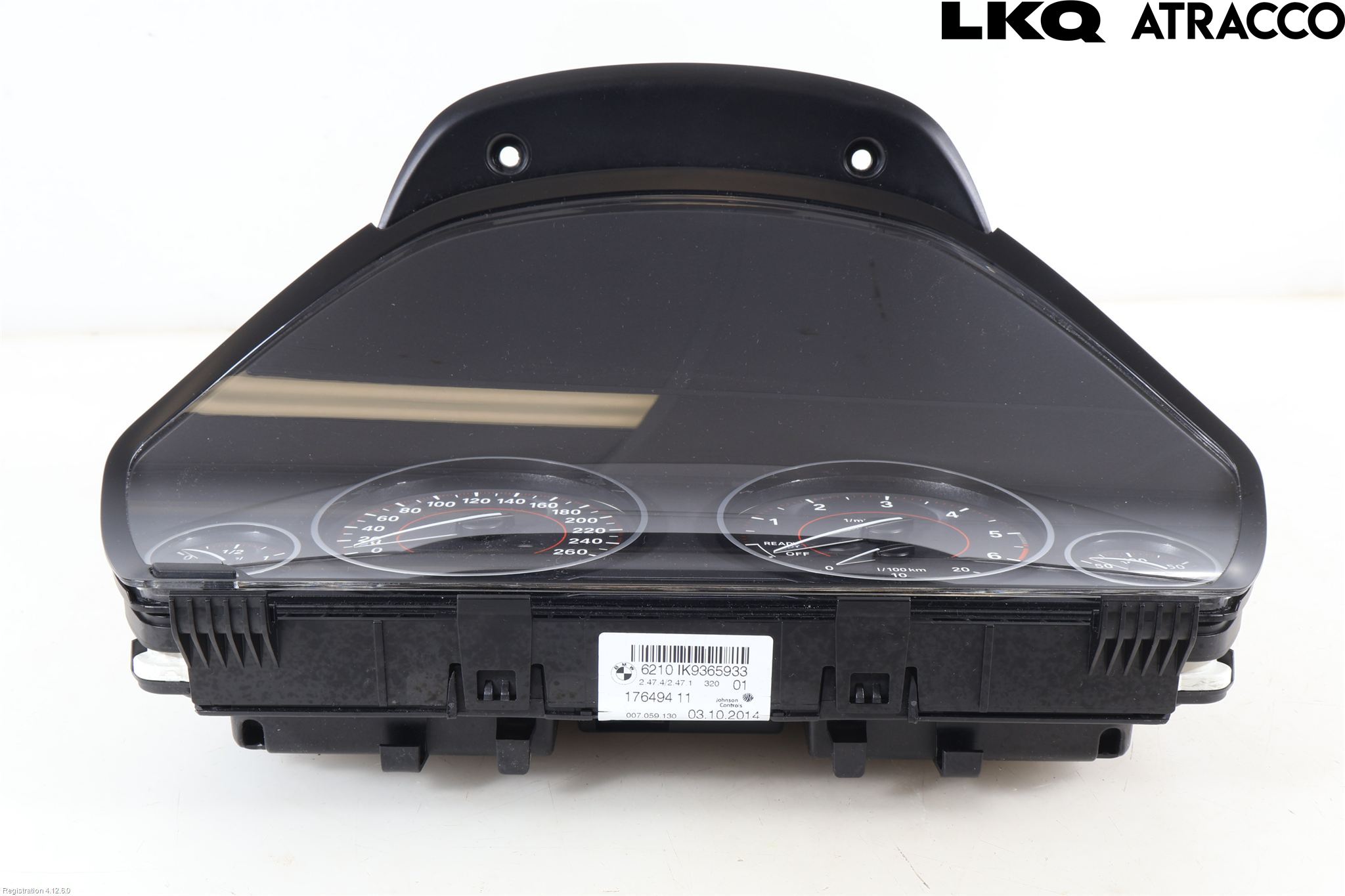 BMW 3 F30/F31/F80 12-19 Instr Kombinert