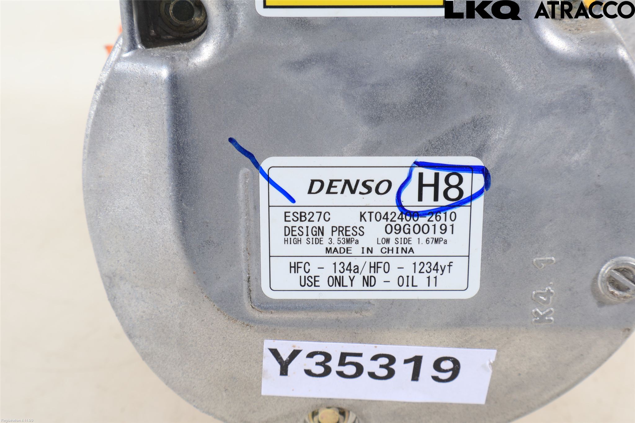 Honda E:NY1 23- Varme Ac Kompressor