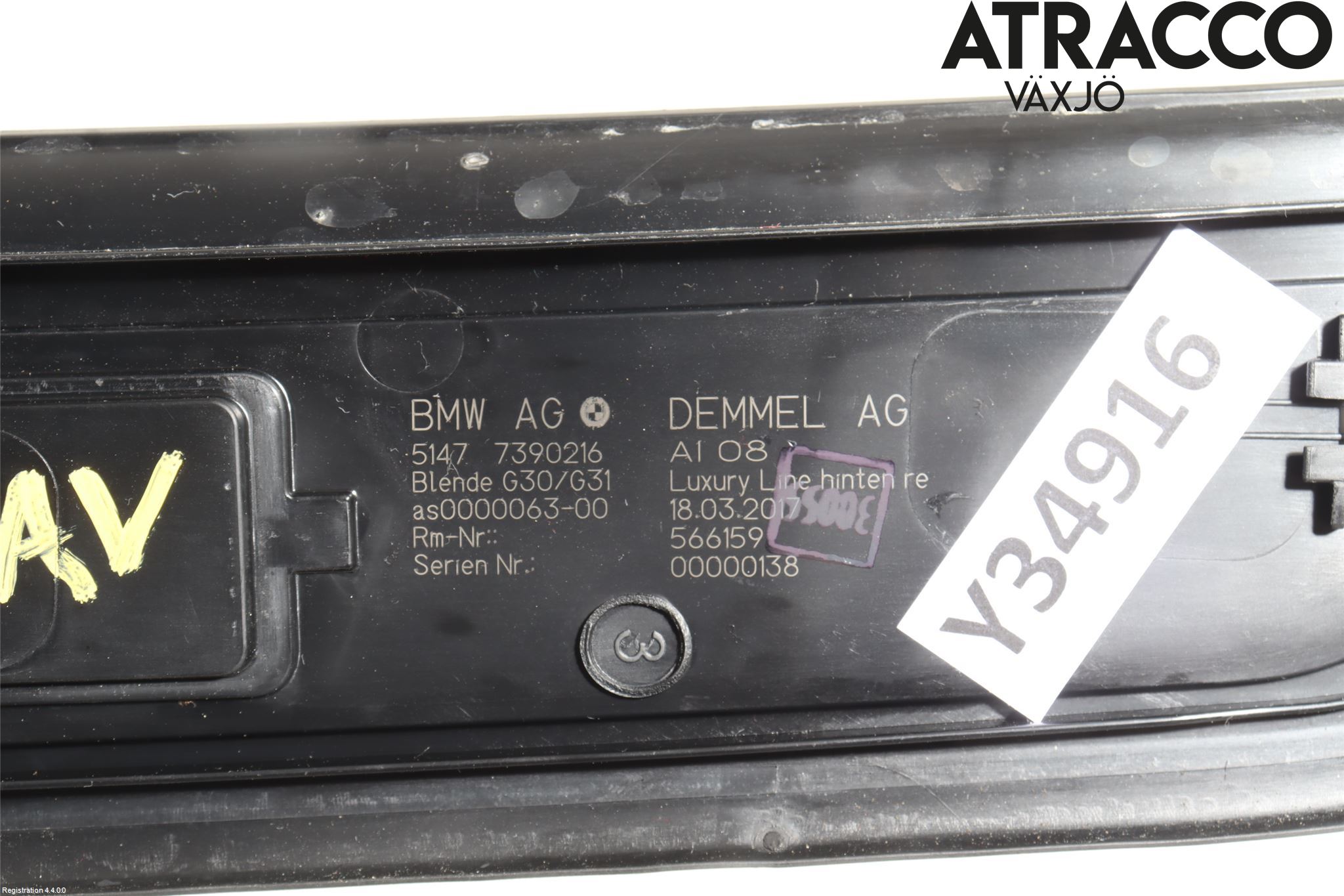 BMW 5 G30/G31/F90 17-23 Innr Terskel Innstigning