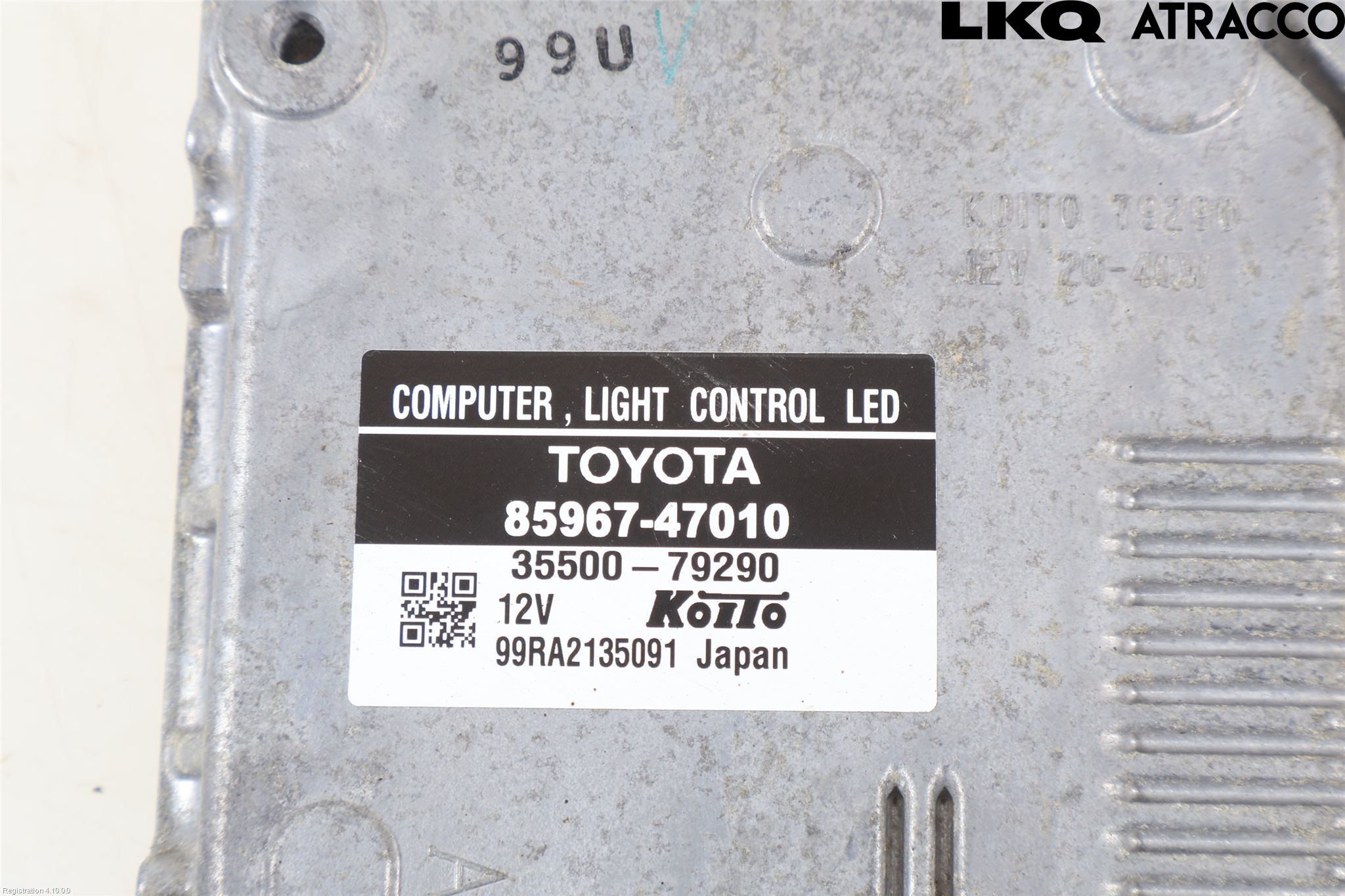 Toyota PRIUS ZVW30 09-20 Styreenhet Xenon