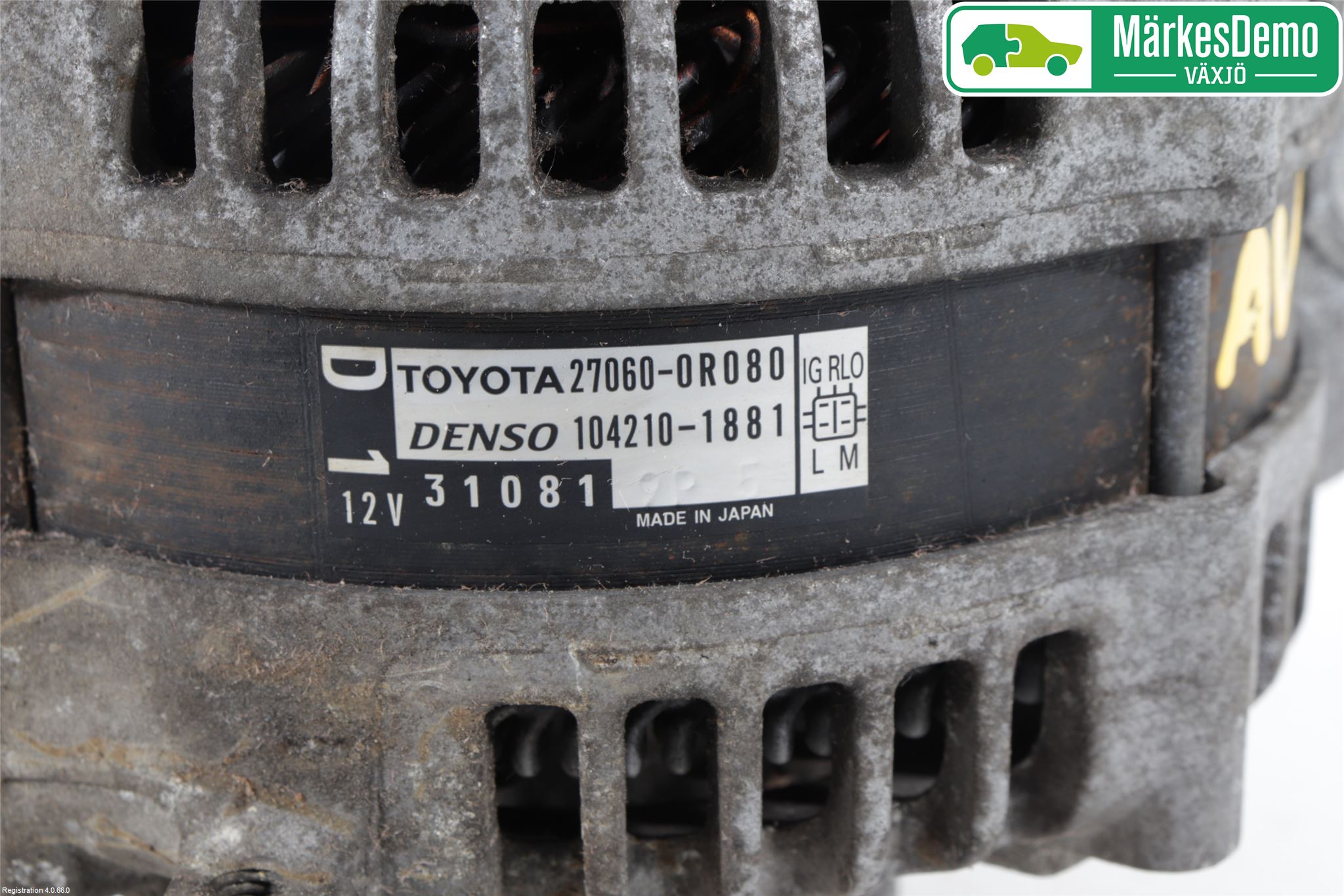 Toyota AVENSIS 09-15 Dynamo