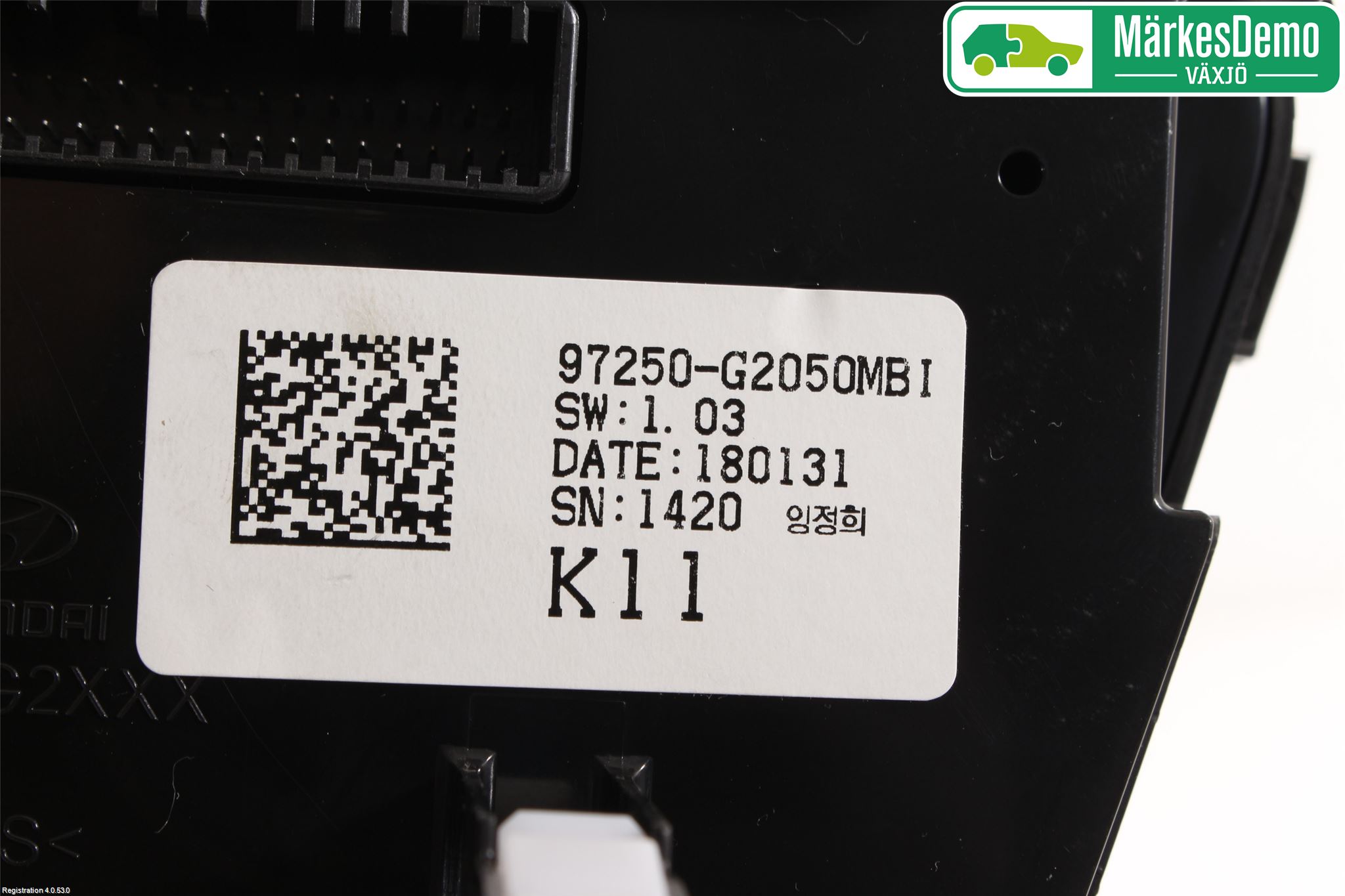 Hyundai IONIQ AE 17-22 Varme Ac Betjening-Display