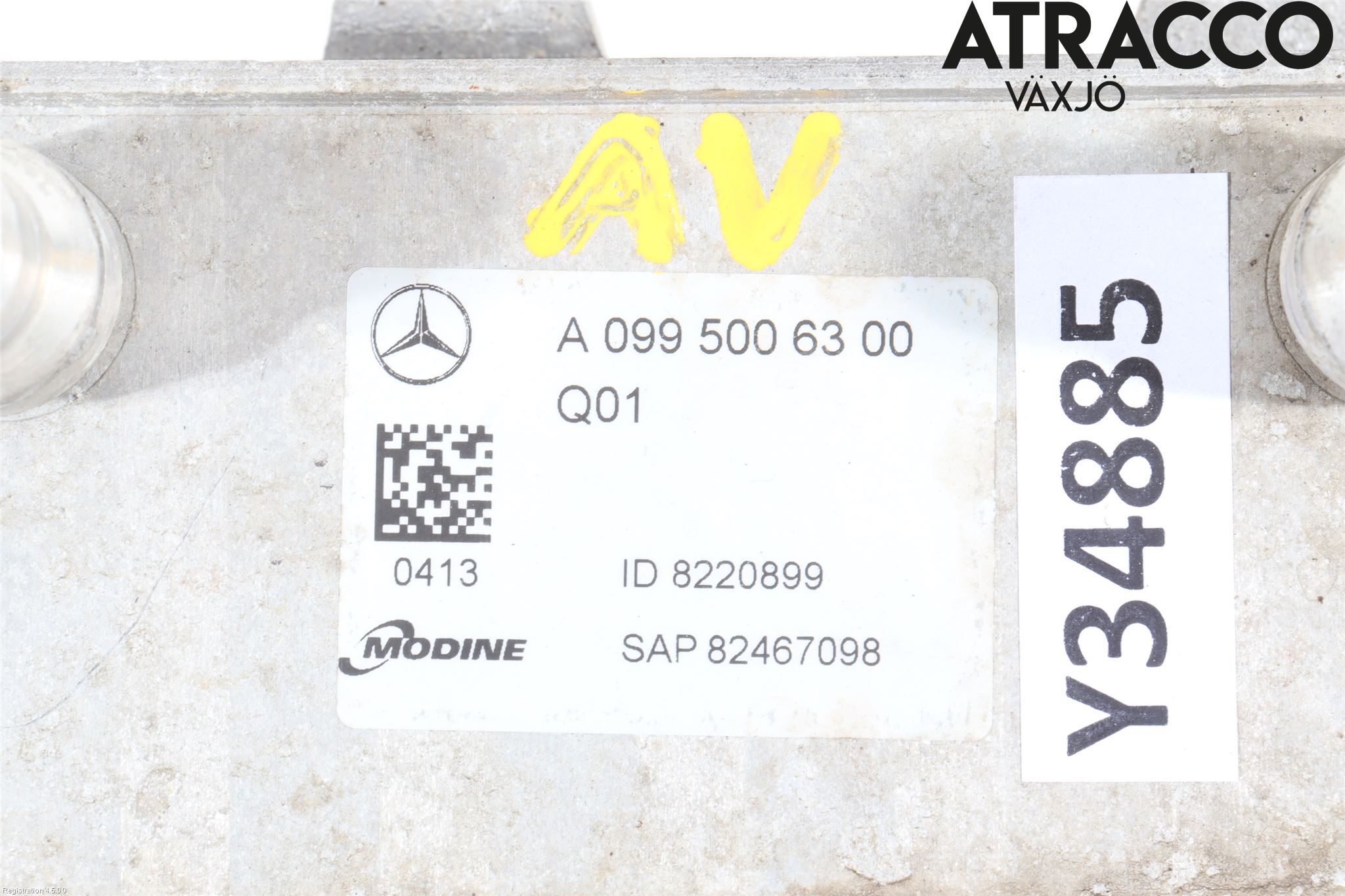 Mercedes-Benz MB E-KLASS (W213) 16-23 Radiator Oljekjøler Automatgea
