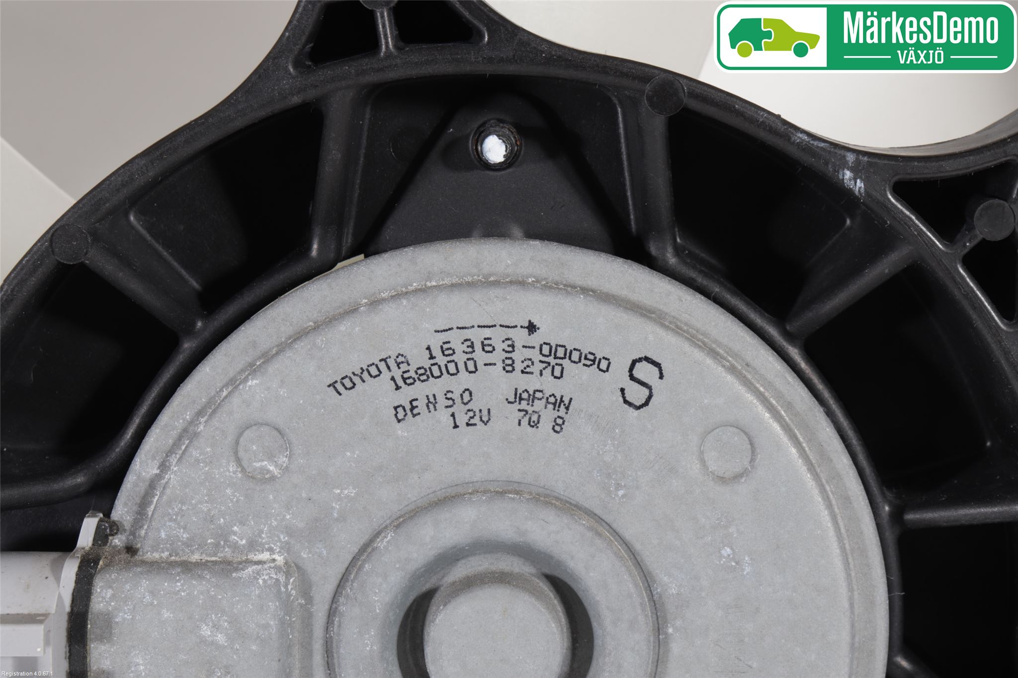 Toyota YARIS XP130 12-14 Kjølevifte-Radiator Hus-Kåpe