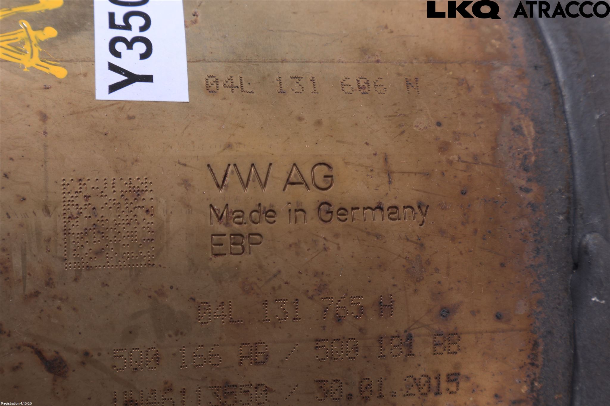Volkswagen VW GOLF / E-GOLF VII 13-20 Eksos Partikketfilter