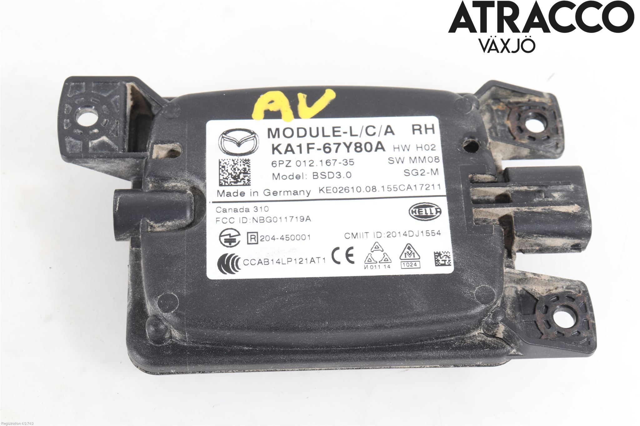 Mazda CX-5 12-17 Sensor Kollisjonsbeskyttelse