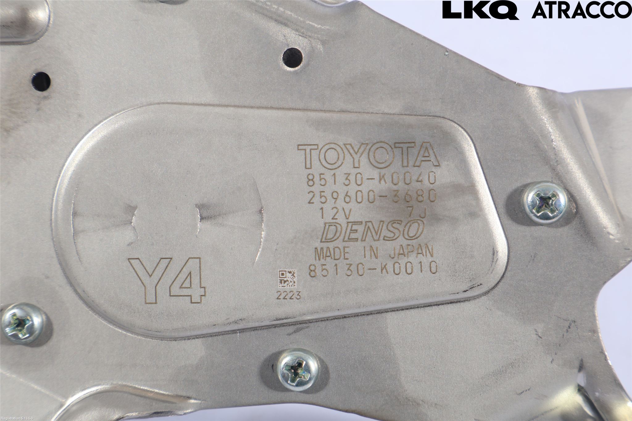 Toyota YARIS XP21 20- Viskermotor Bakluke