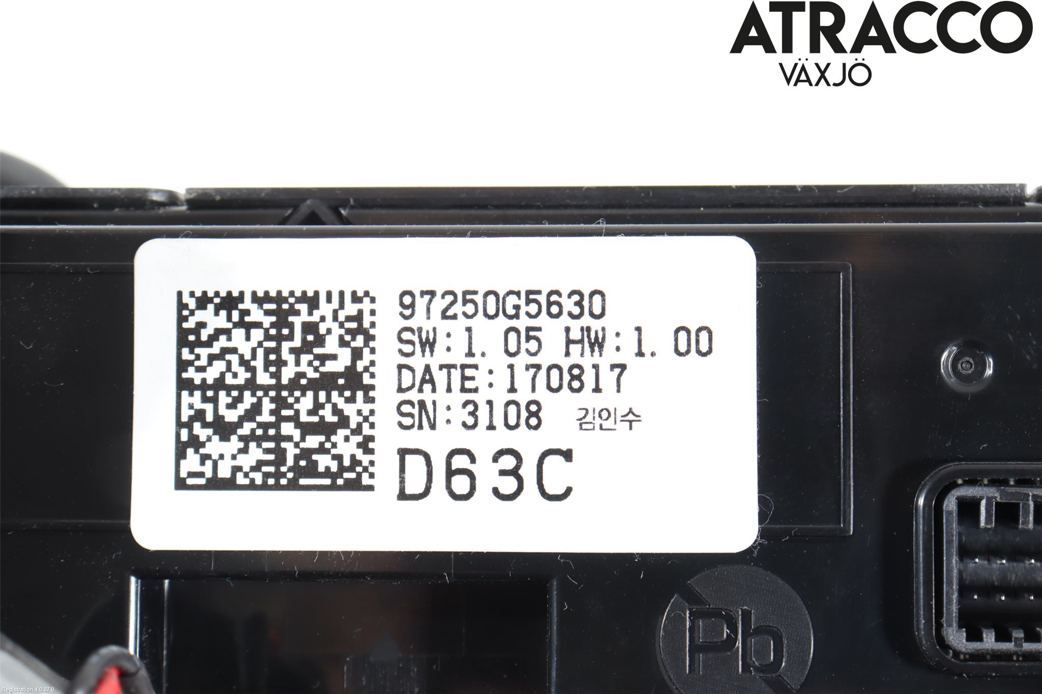 Kia NIRO (DE) 17-22 Varme Ac Betjening-Display