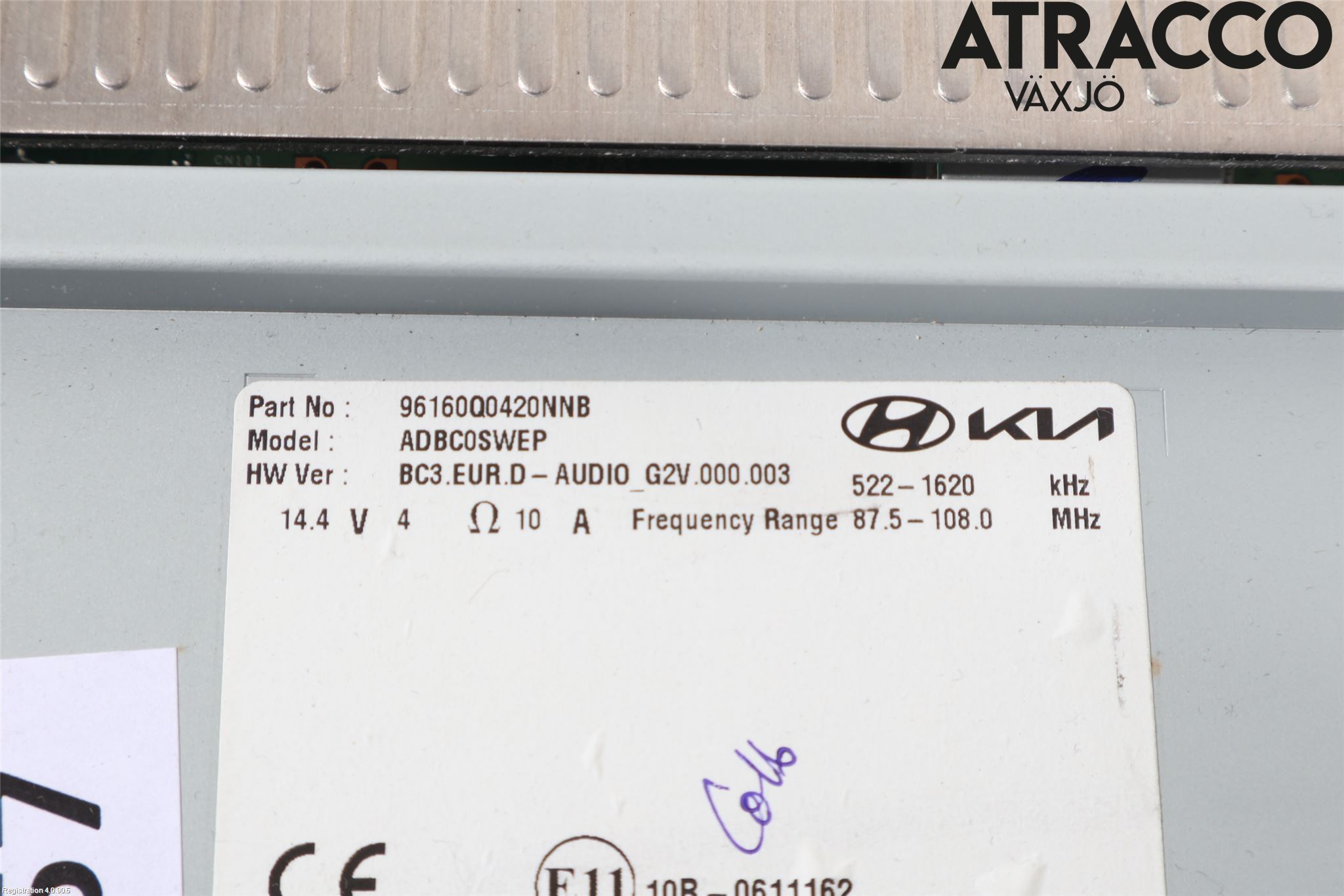 Hyundai BAYON BC3 21- Stereo Radio Med Cd