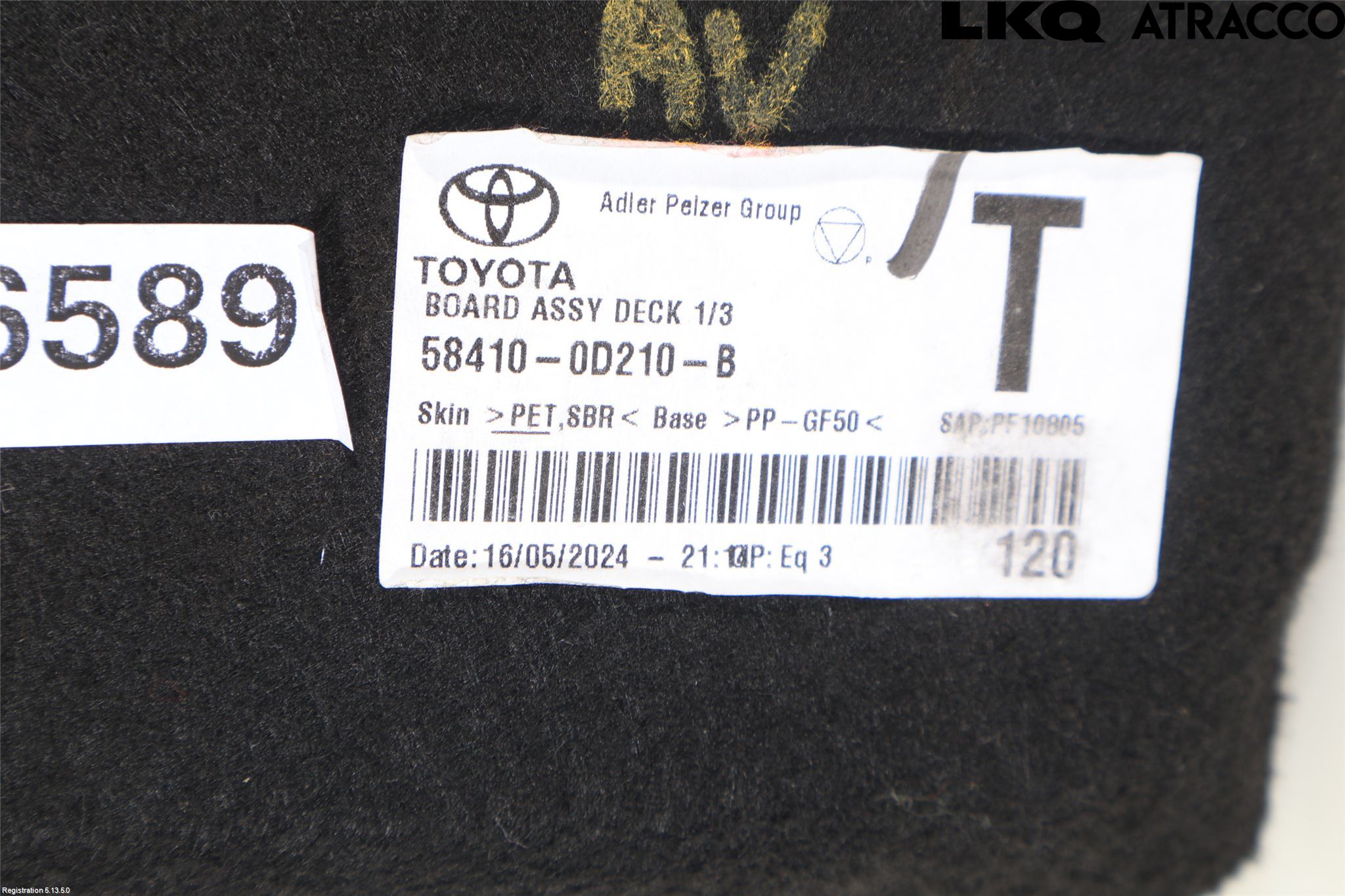 Toyota YARIS CROSS XP21 21- Bakluke Bun (Utgår 5023)