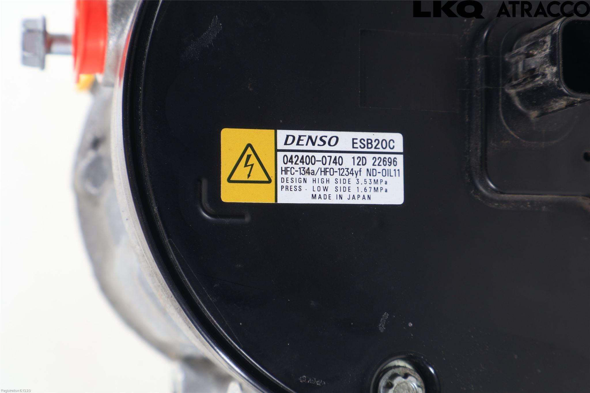 Toyota YARIS XP21 20- Varme Ac Kompressor