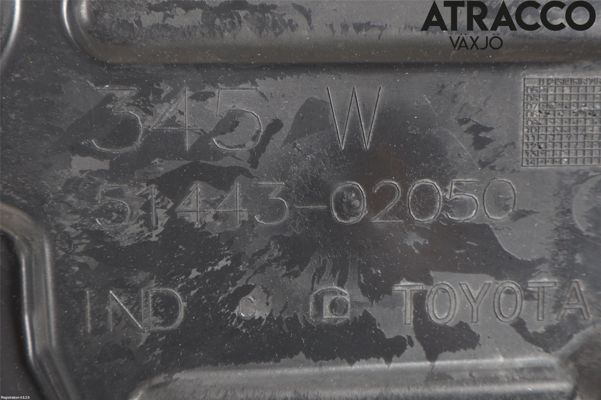 Toyota AURIS 13-19 Bunnplate U Motor-Gear-Dørk