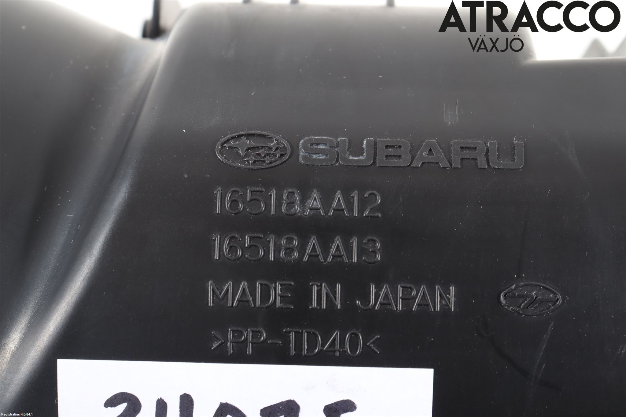 Subaru XV 18-22 Luftfilter Boks