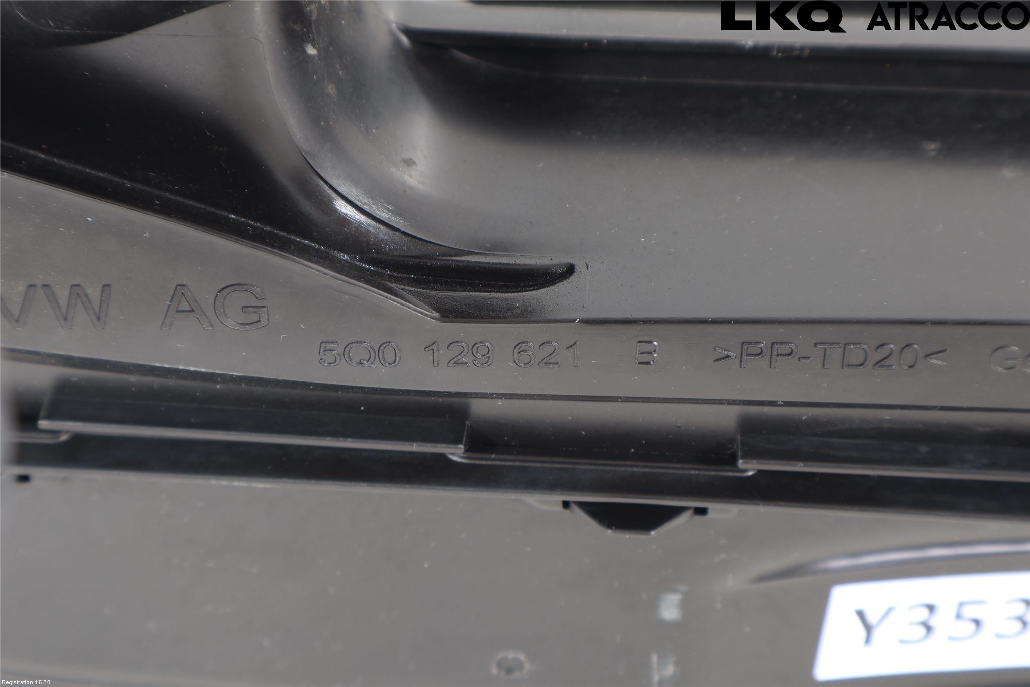 Volkswagen VW GOLF / E-GOLF VII 13-20 Forg-Belg-Rør Mot Luftr