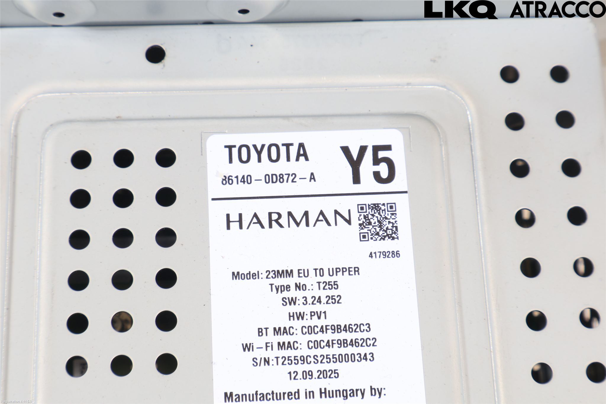 Toyota YARIS CROSS XP21 21- Stereo Radio Med Cd