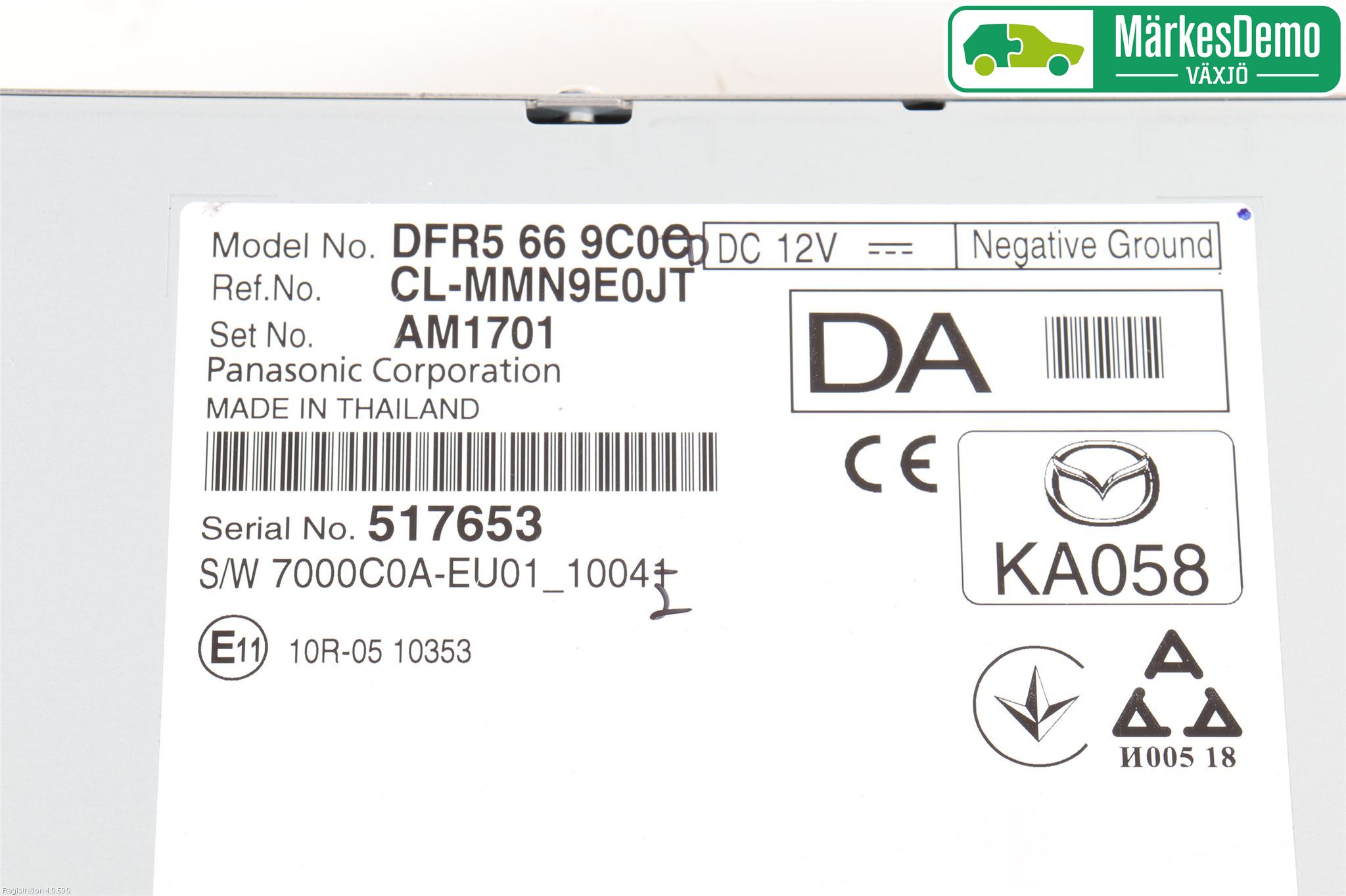 Mazda CX-30 20- Stereo Radio Med Cd