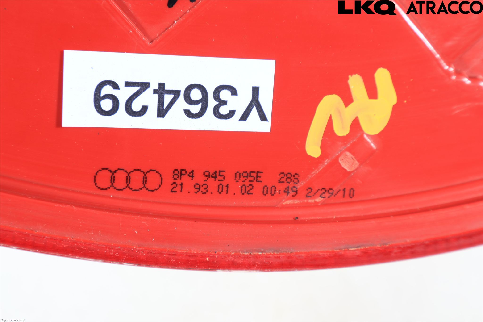 Audi A3/S3 05-13 Baklykt Venstre