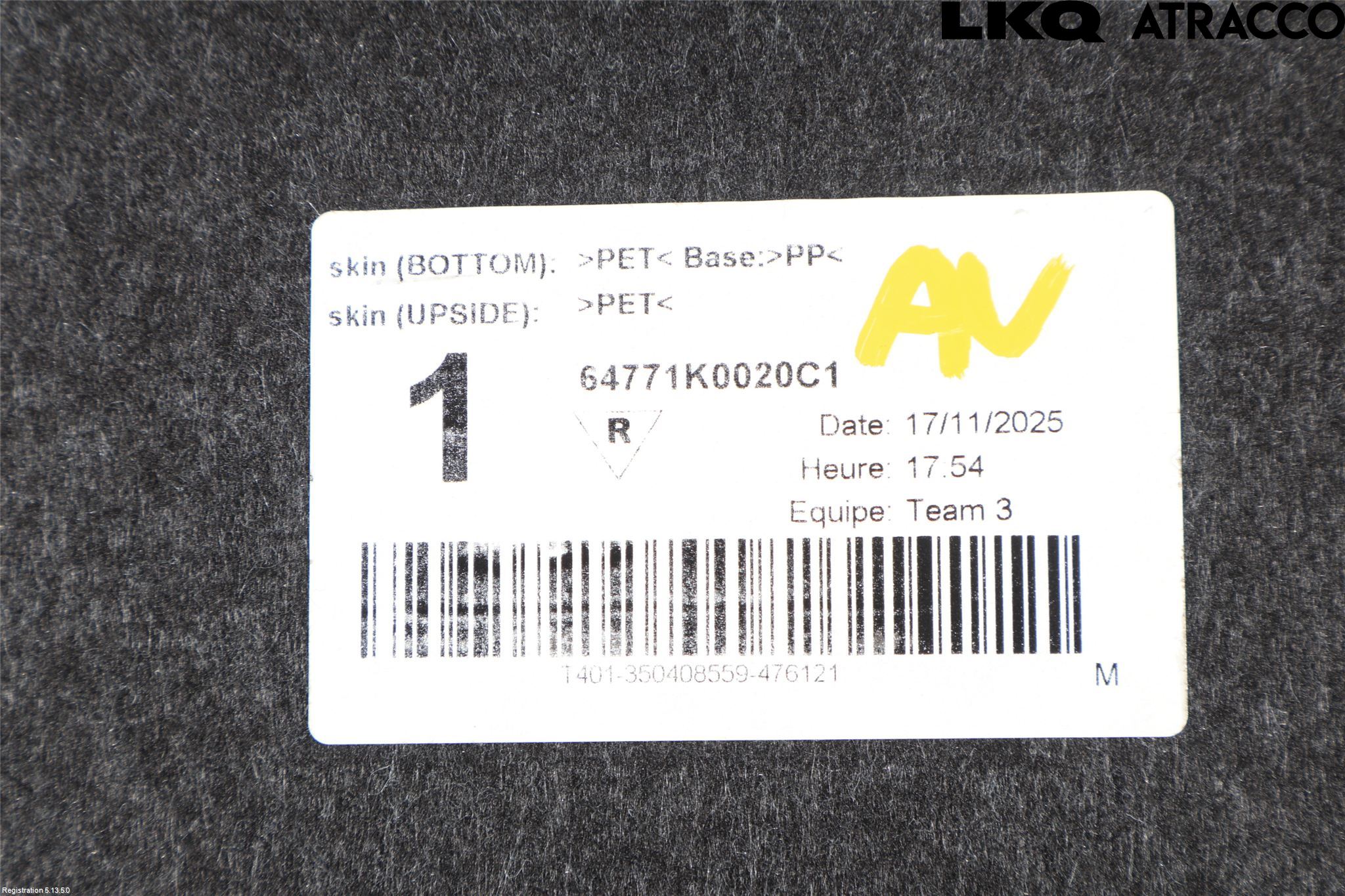 Toyota YARIS XP21 20- Bakluke Bun (Utgår 5023)