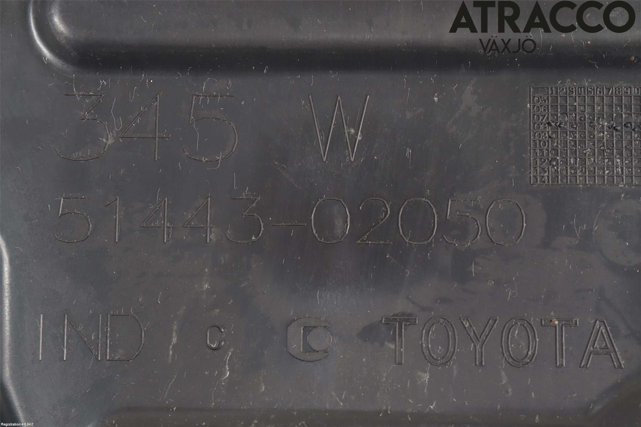 Toyota AURIS 13-19 Bunnplate U Motor-Gear-Dørk