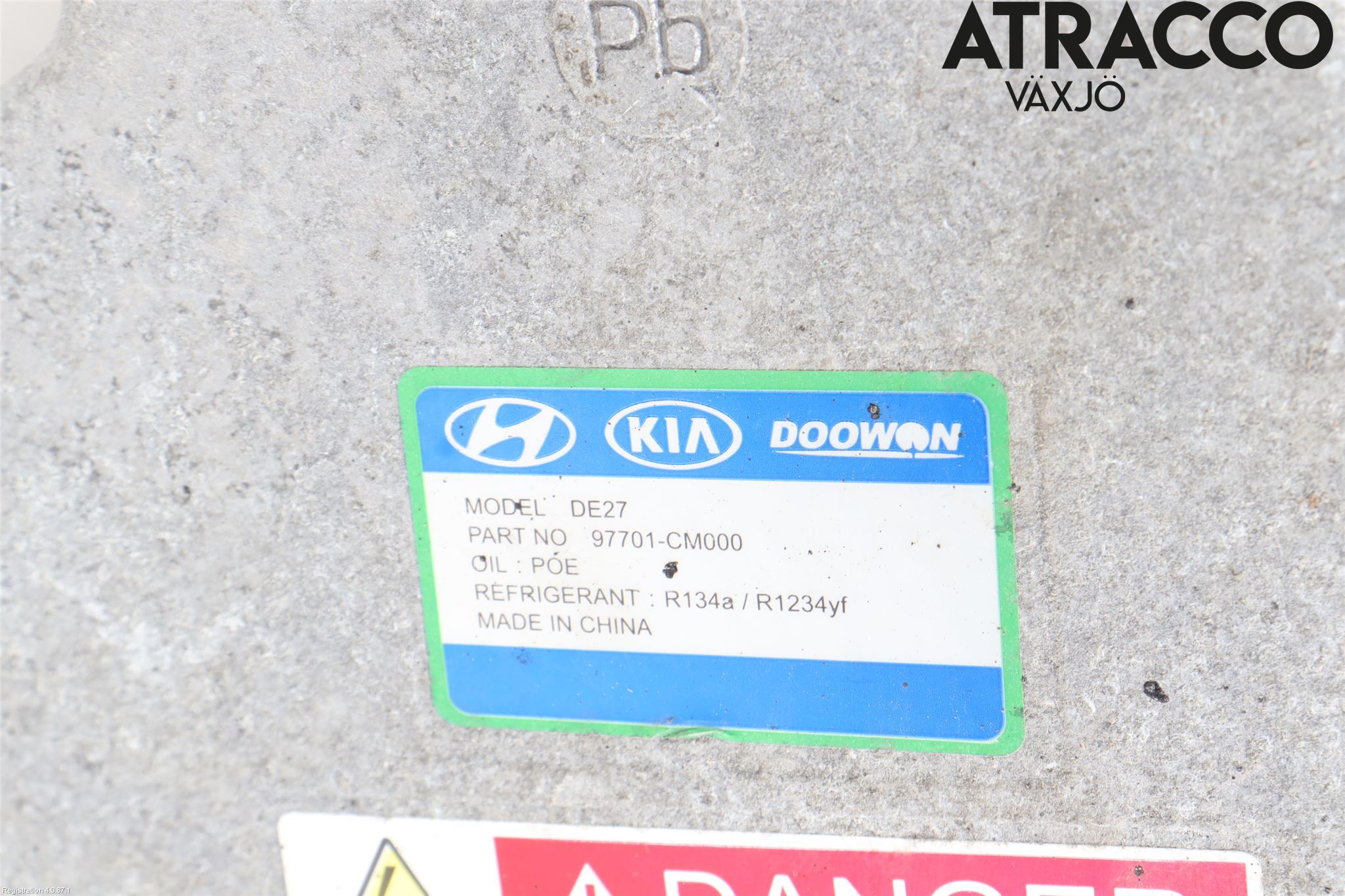 Hyundai KONA/ELECTRIC OS 18-23 Varme Ac Kompressor